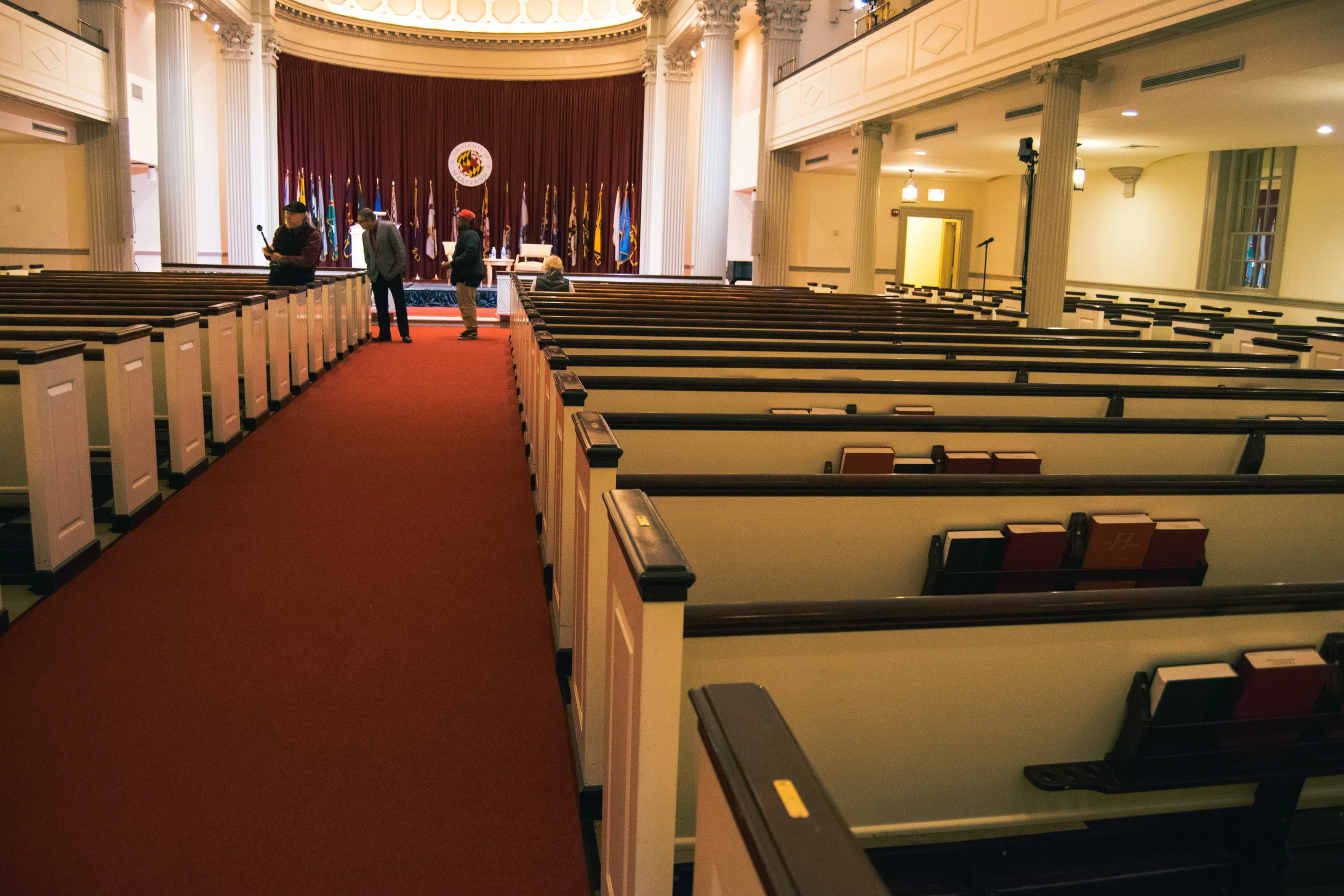 Memorial Chapel was a more than appropriate venue for the lecture. Thinking about the historical context of the Civil Rights Movement, local churches were hubs for not only worship and fellowship, but for nonviolent training and planning.