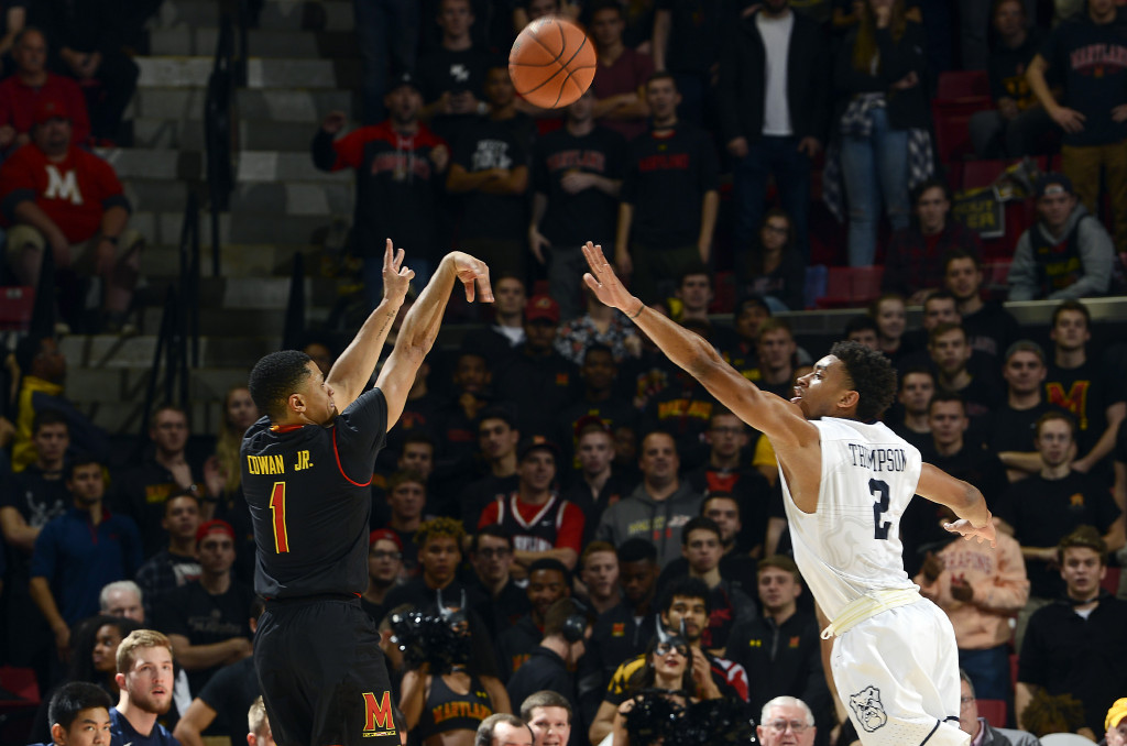 Cowan’s career night zooms Maryland past Butler