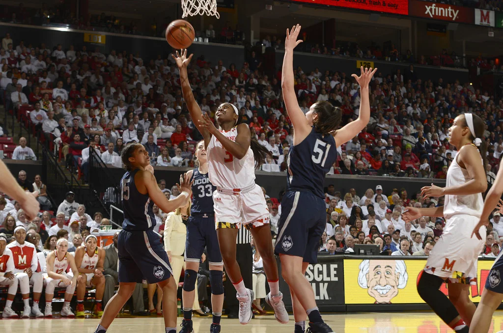 Maryland overwhelmed against No. 1 UConn despite Charles’ gleaming play 