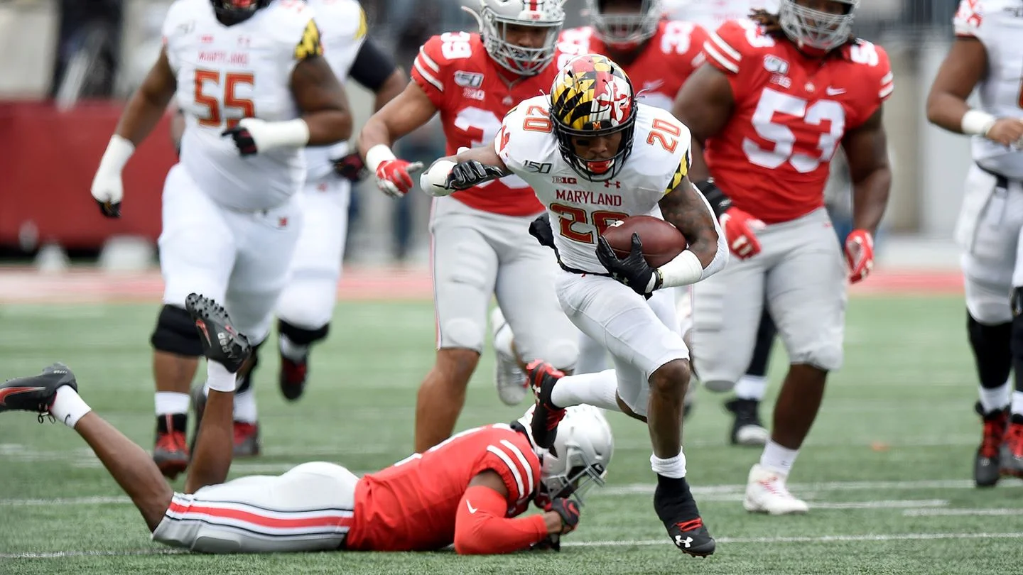 Maryland dominated by No. 1 Ohio state 73-14, eliminated from bowl contention
