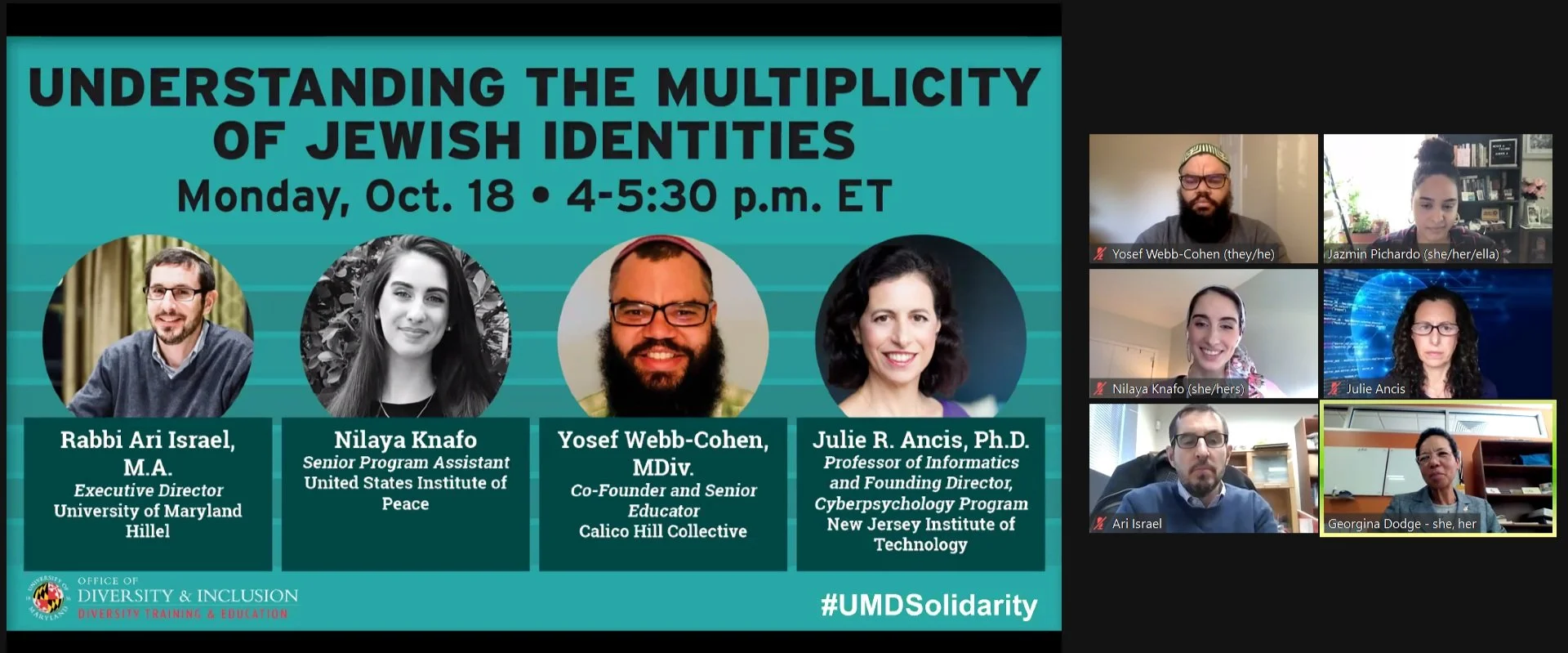 UMD’s Office of Diversity and Inclusion highlights the multiplicities of Jewish identity