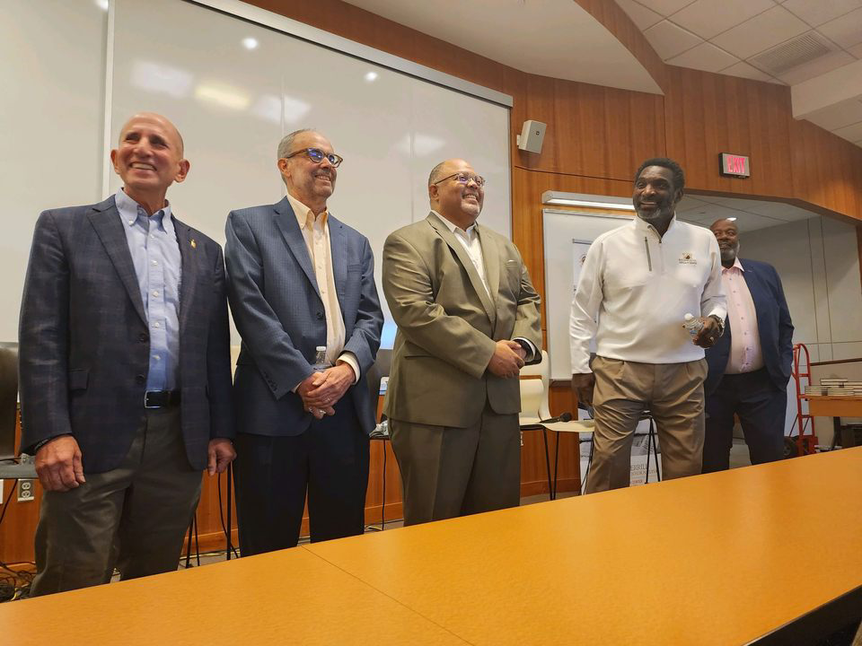 Panel featuring Coach Locksley and Doug Williams discuss book "The Rise of the Black Quarterback."
