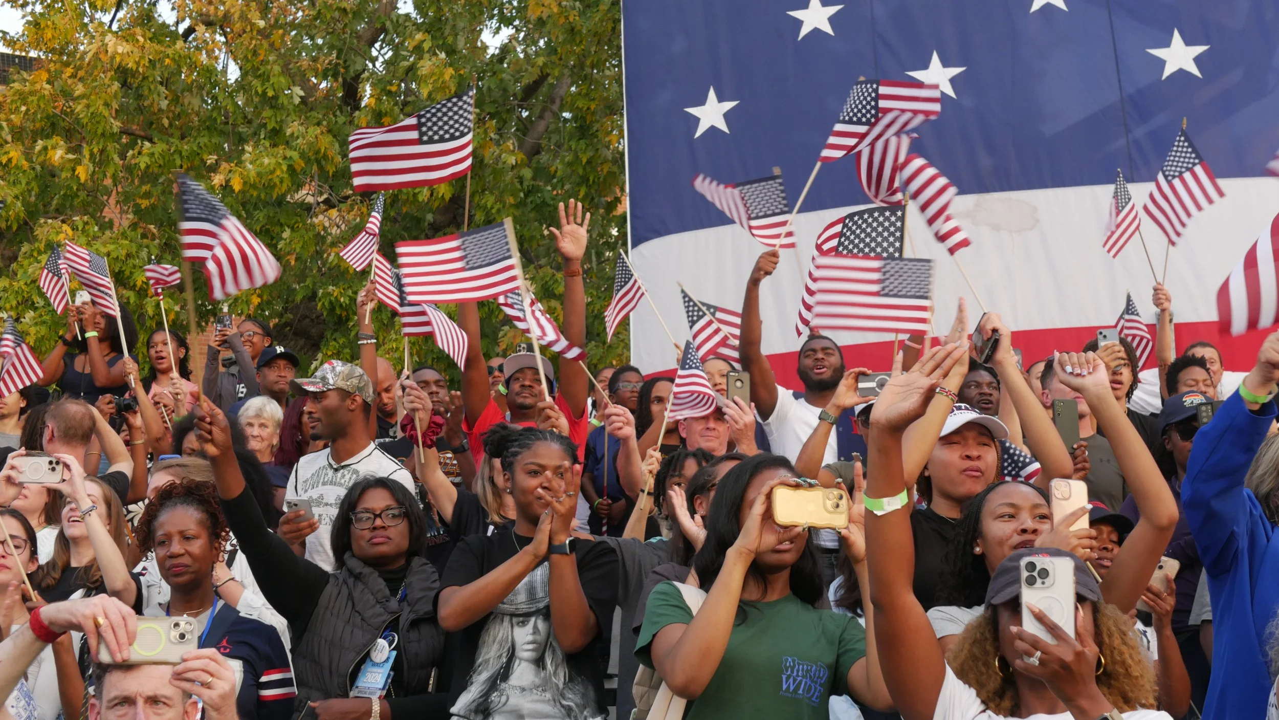 ‘It’s going to be okay,’ Harris concedes, addresses youth