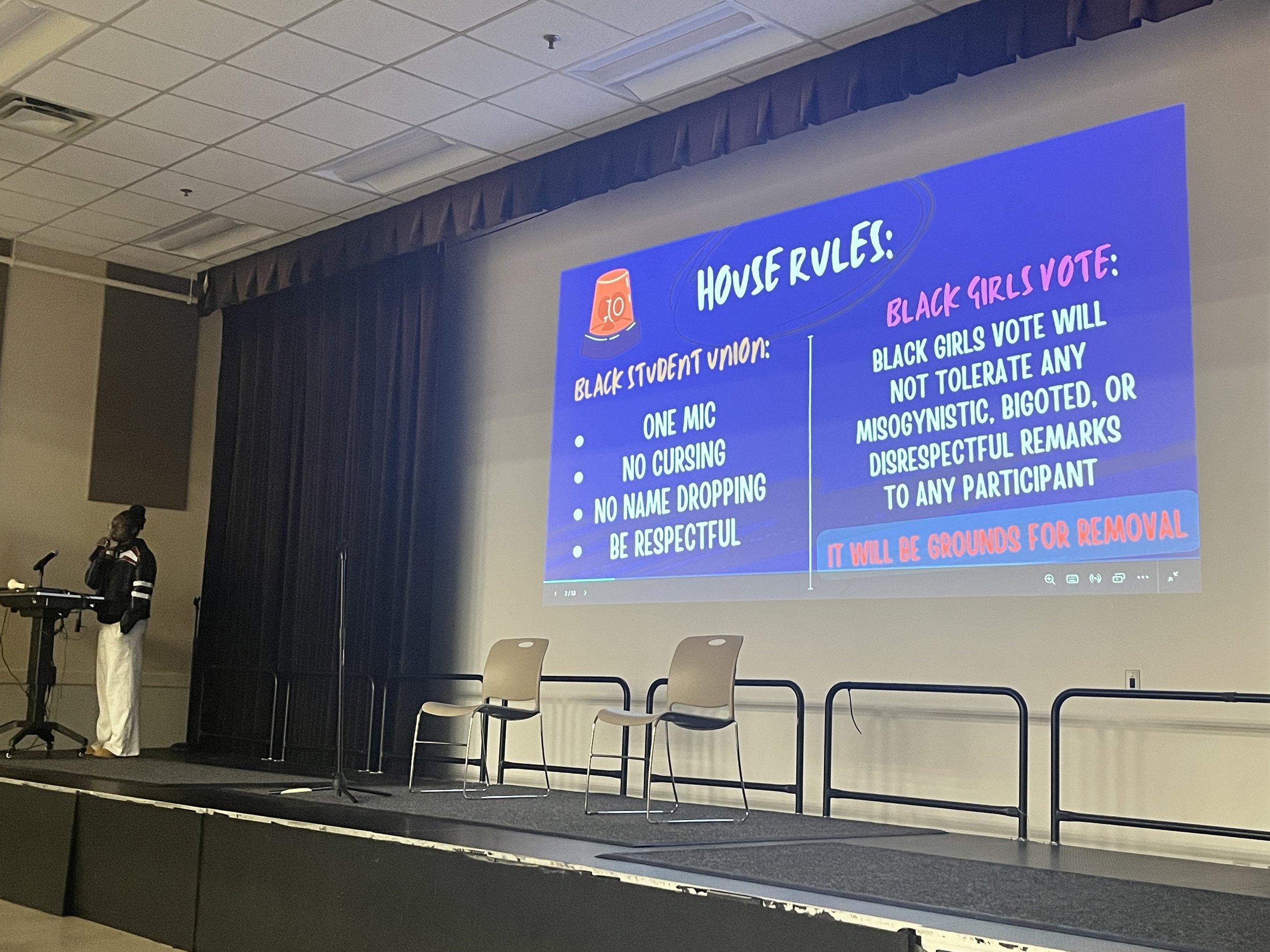 Black students gather to voice feelings and the impact of election results