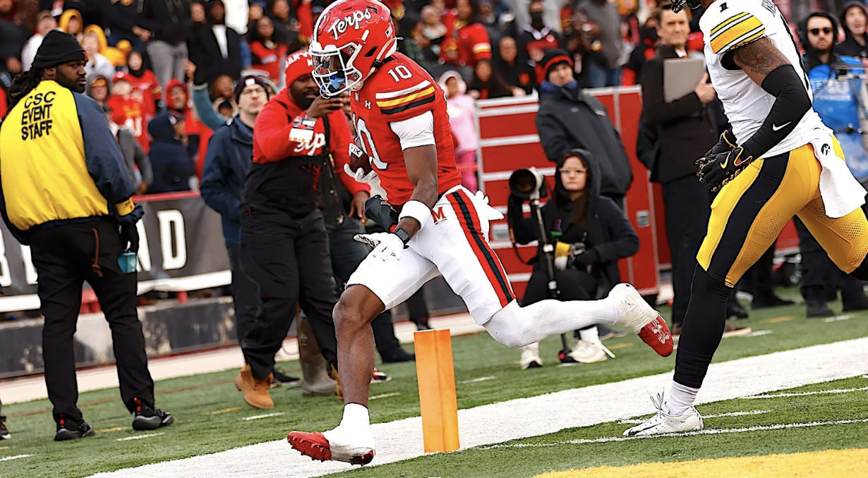 Maryland falls in a deflating loss in the final home game of the season against Iowa