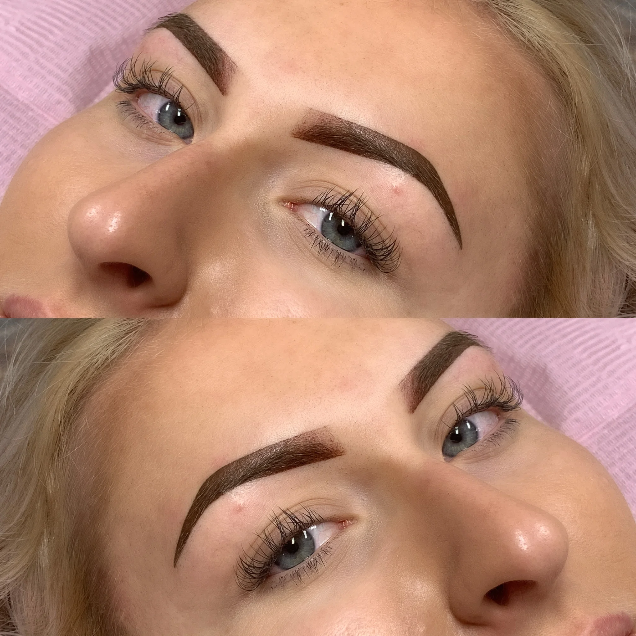 Permanent Ombré Brows - heals to a tinted brow look