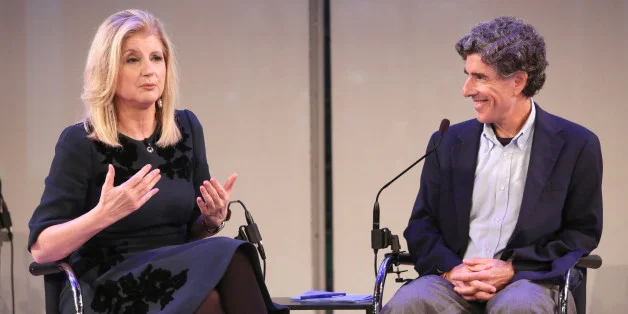 Photo of Davidson with Arianna Huffington from The Huffington Post