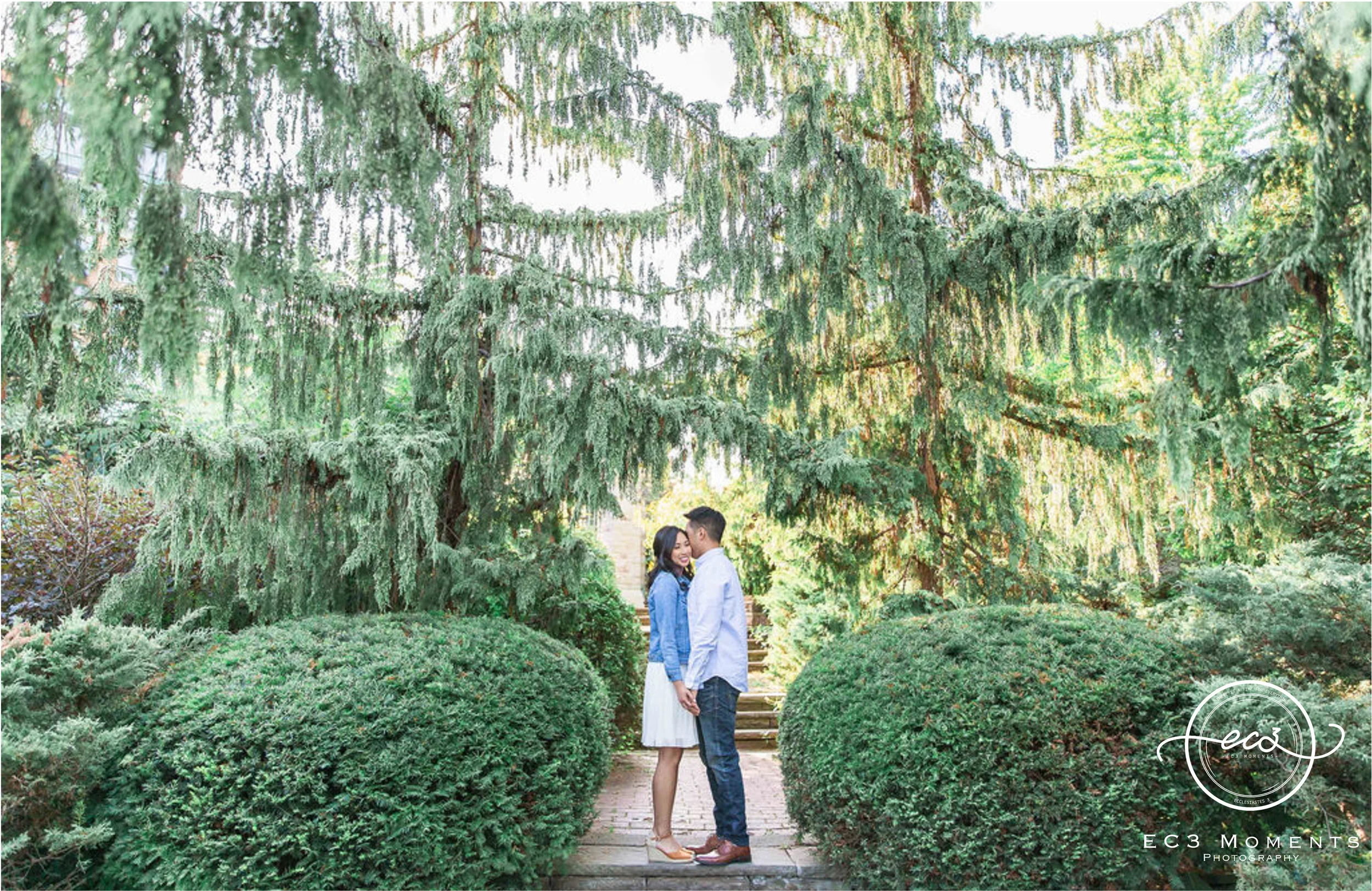 Alexander Muir Memorial Gardens Tennis Court Toronto Engagement 3.jpg