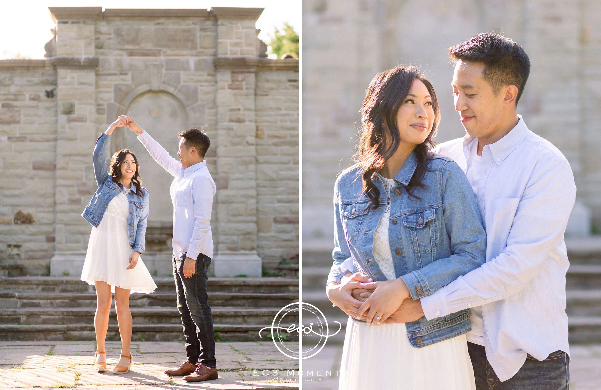 Alexander Muir Memorial Gardens Tennis Court Toronto Engagement 9.jpg