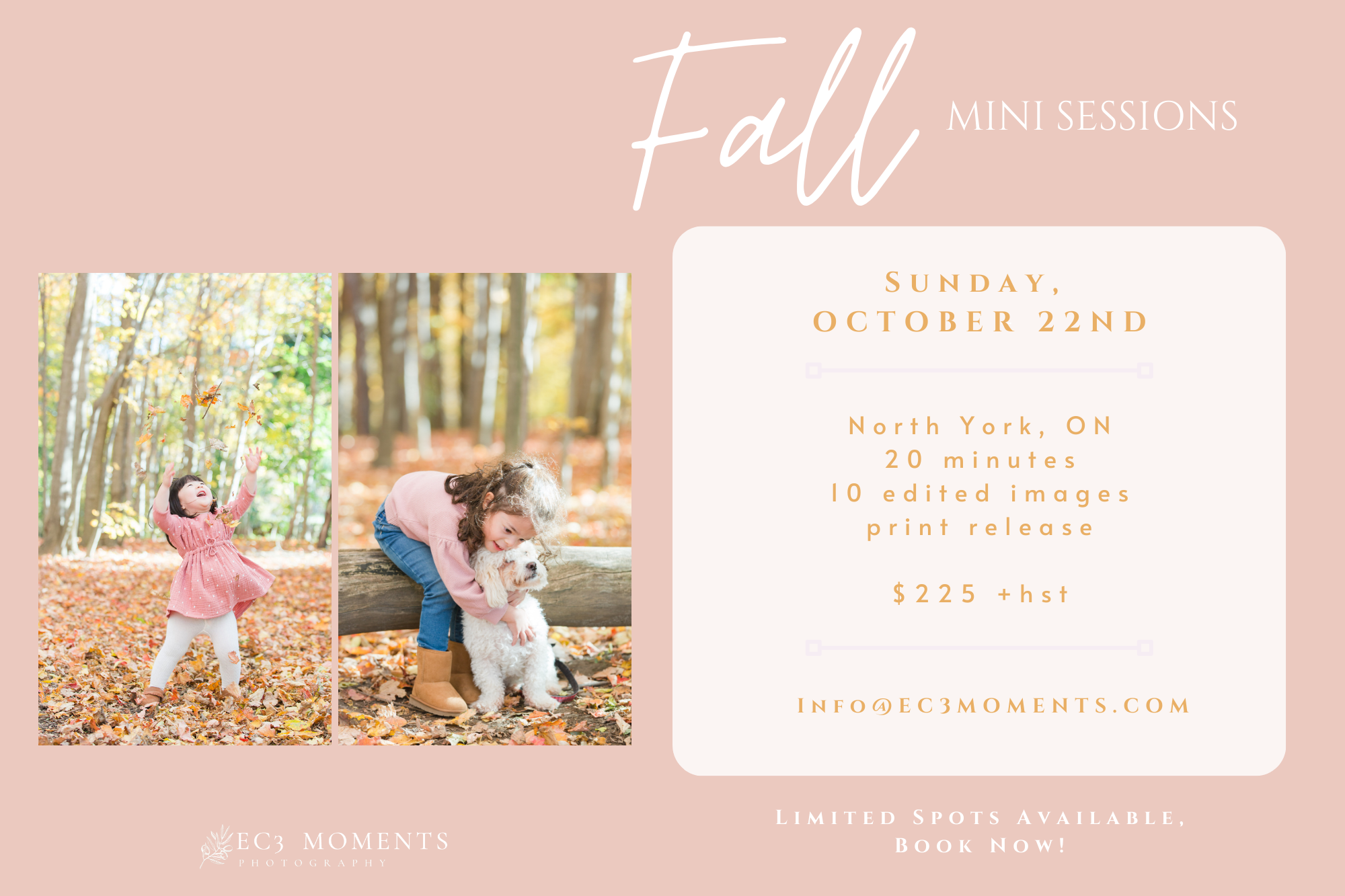 Toronto Fall Mini Sessions - EC3 Moments Photography