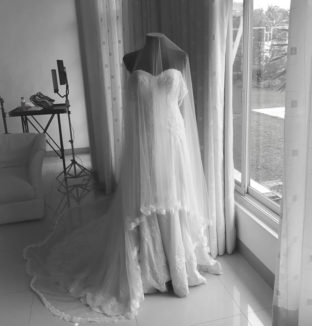 Laces on laces wedding gown. ❤️ #weddingdress #fashion #bridal #sydney #lace #wedding #bride