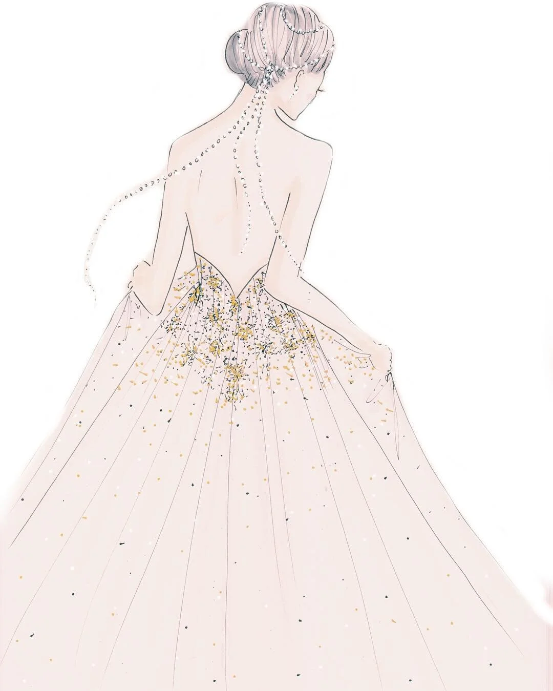 #fashionillustration #weddinggown #kayeralleta #bridal #fashion #designer