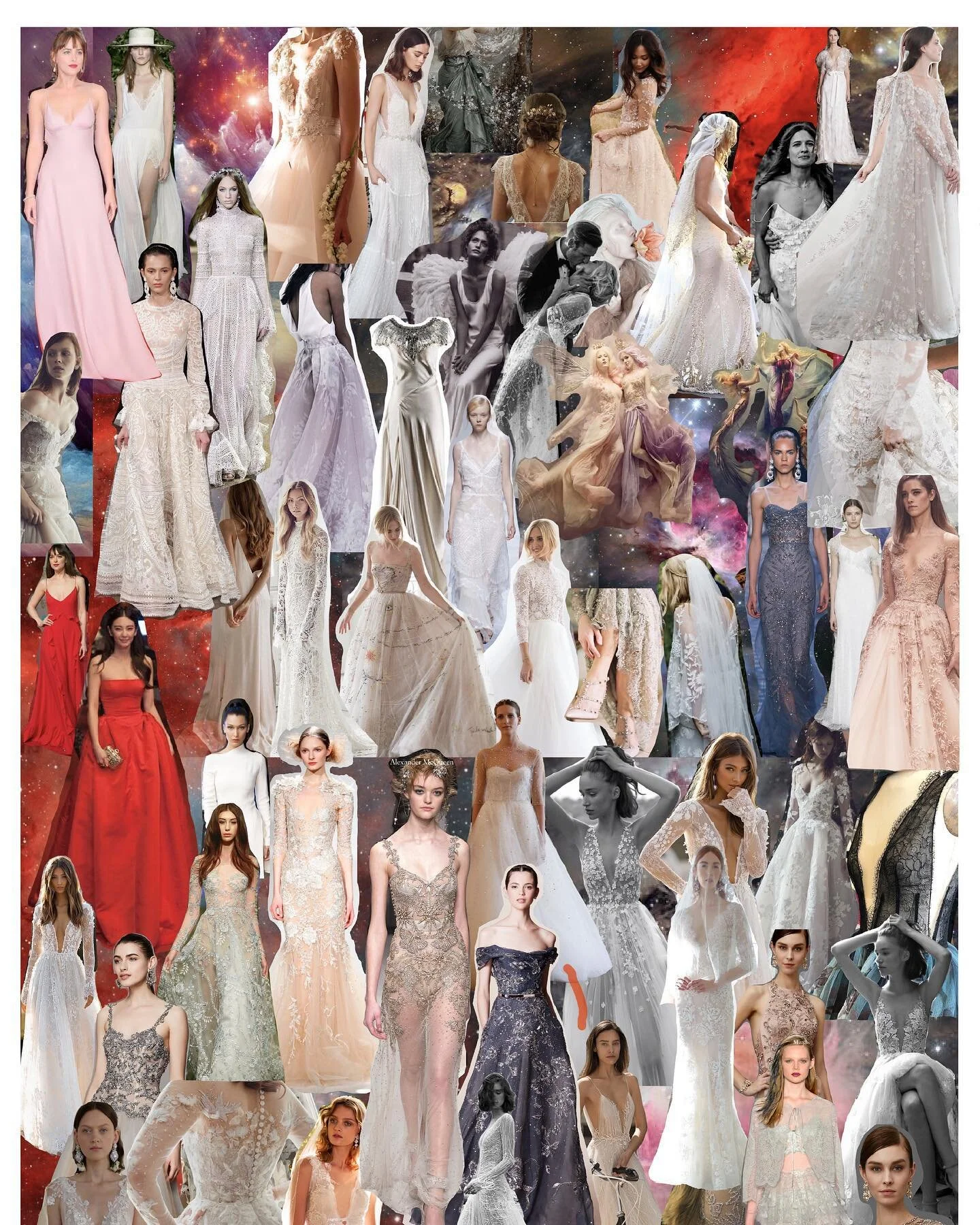 The brand aims to merge aesthetics of haute boh&egrave;me, effortless elegance and versatility. 

#moodboard #ralleta #fashiondesign