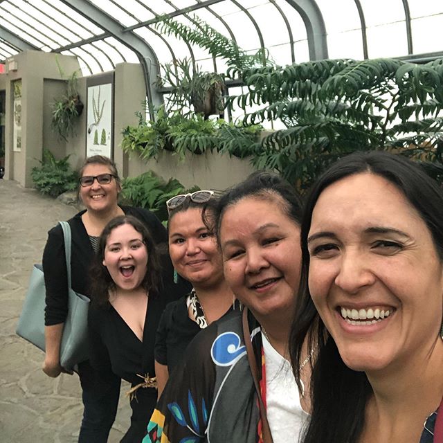 Squamish ladies hit the Montreal botanical gardens! We are all here for a meeting on addressing type 2 diabetes through turning to our plant foods and medicines along with culturally related exercise.