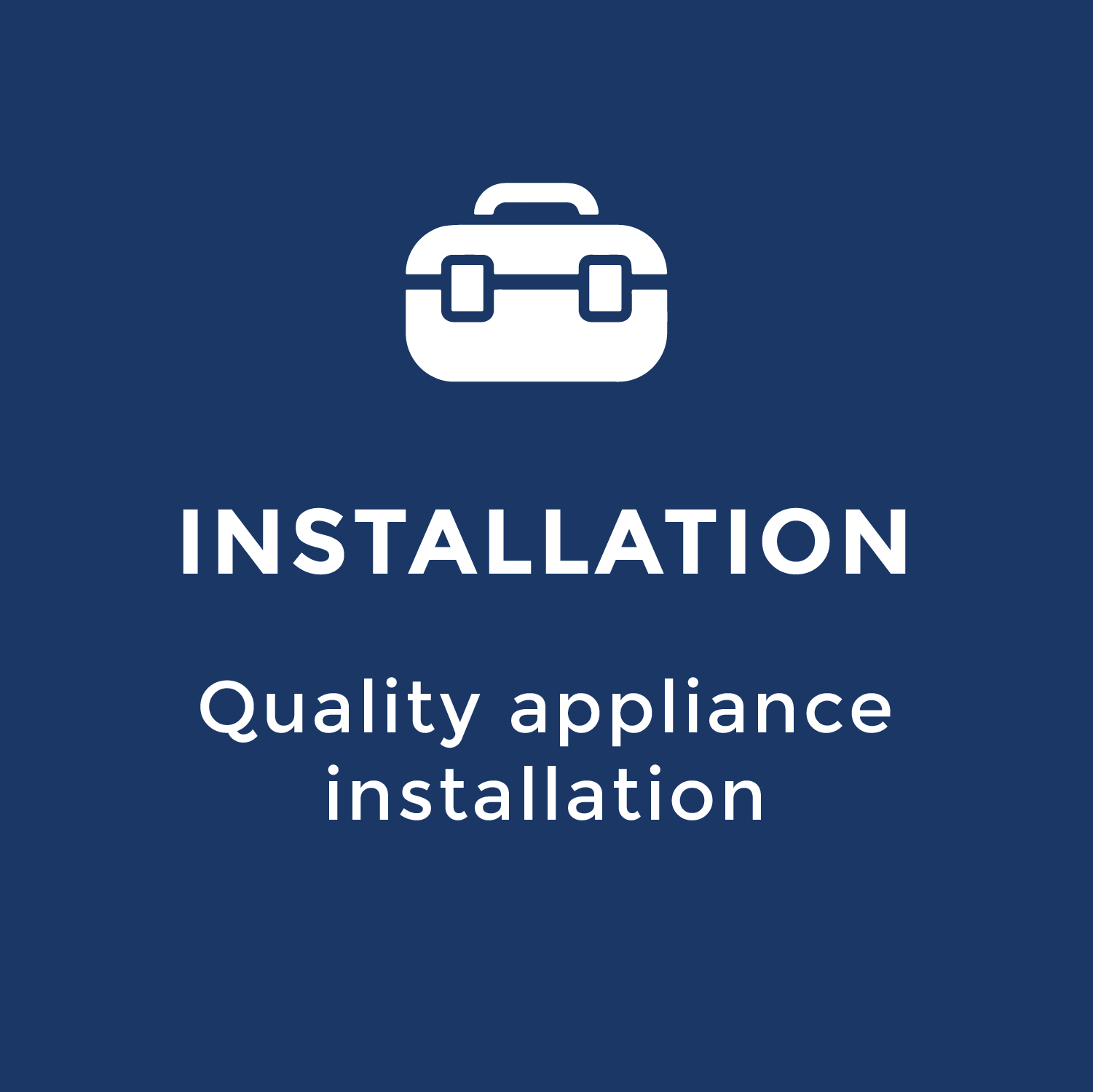  INSTALLATION - Quality appliance installation - Hunter Valley Appliance Repairs