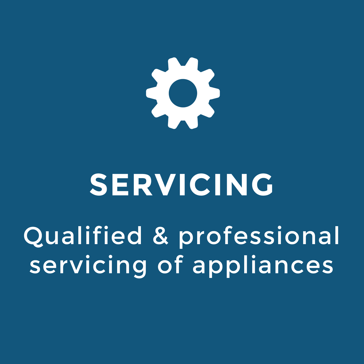  SERVICING - Qualified and professional servicing - Hunter Valley Appliance Repairs