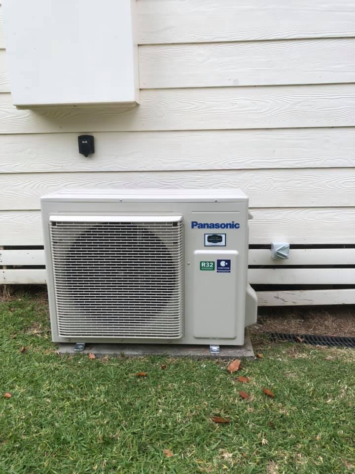 Panasonic external unit installed by the team at Hunter Valley Appliance Repairs