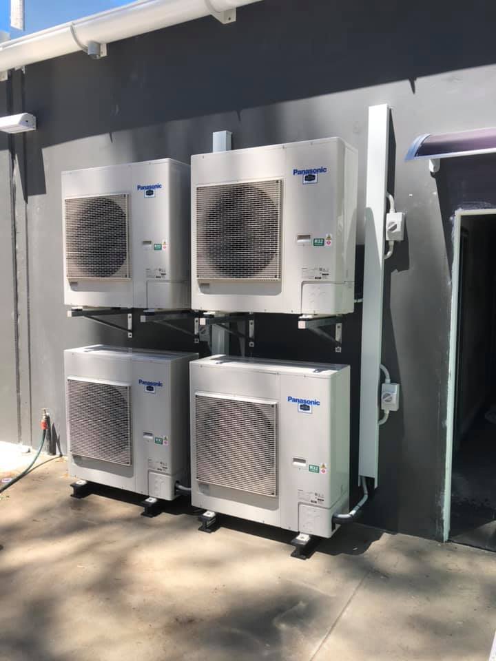 Panasonic units installed for a commercial project by Hunter Valley Appliance Repairs