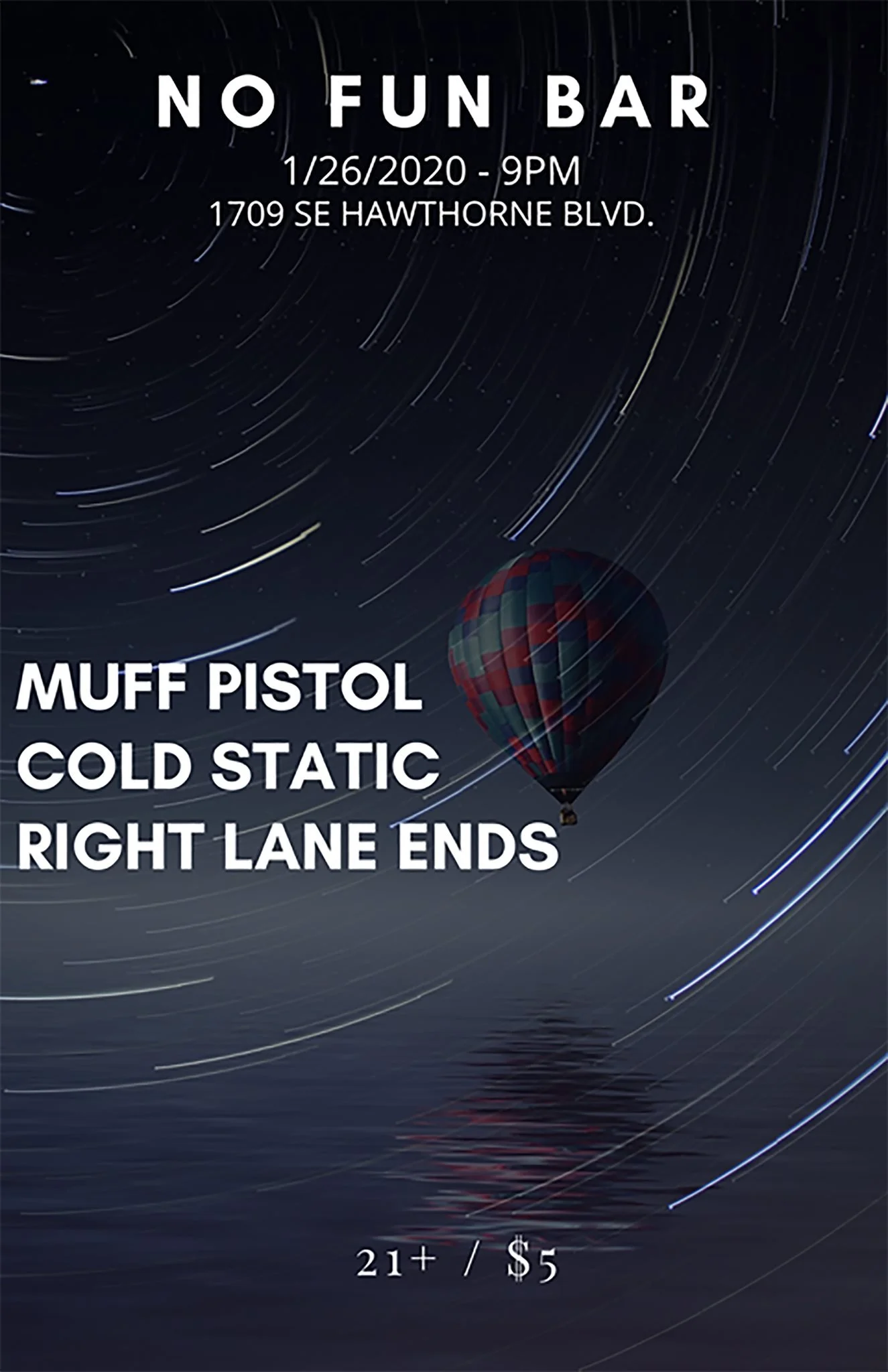 Muff Pistol • ColdStatic • Right Lane Ends