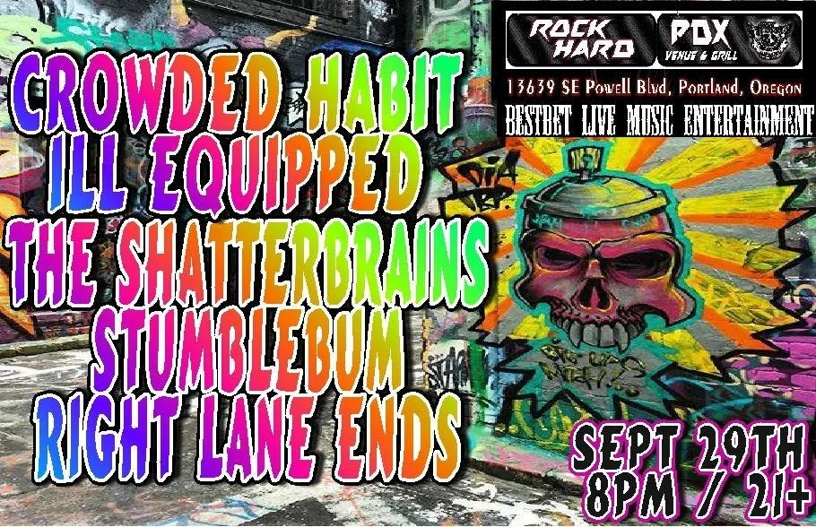 Rock n Punk Mash Up at the Rock Hard PDX