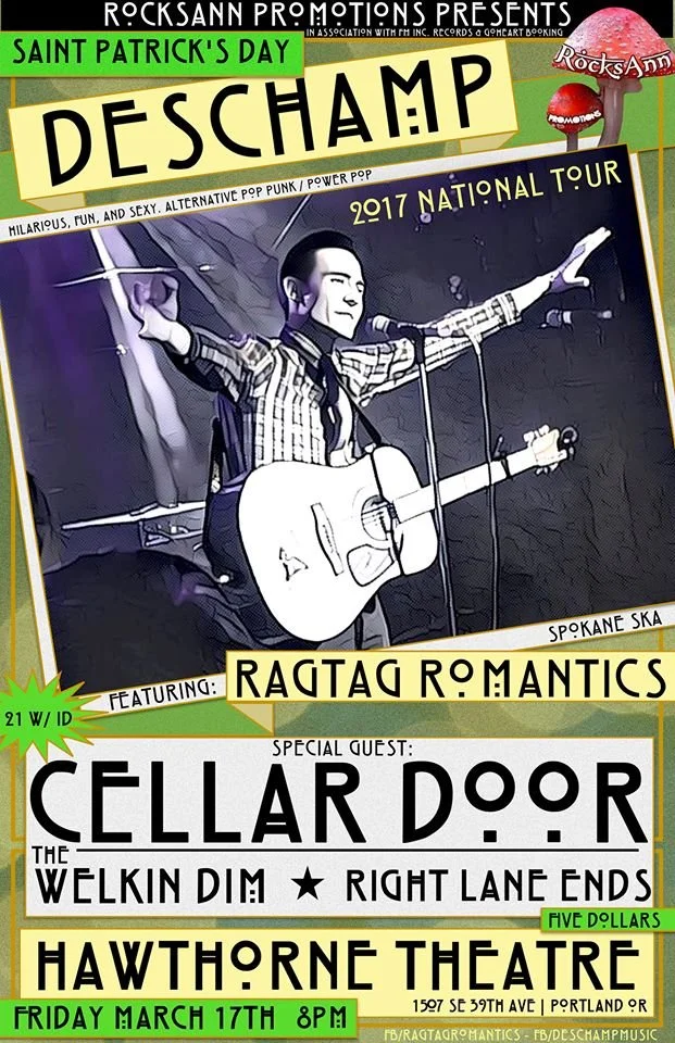 Cellar Door, The Welkin Dim, Right Lane Ends, Deschamp