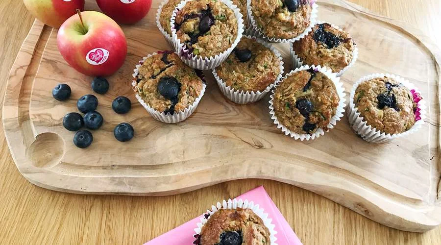 Pink Lady® Apple and Courgette Muffins — Pink Lady® apples New Zealand