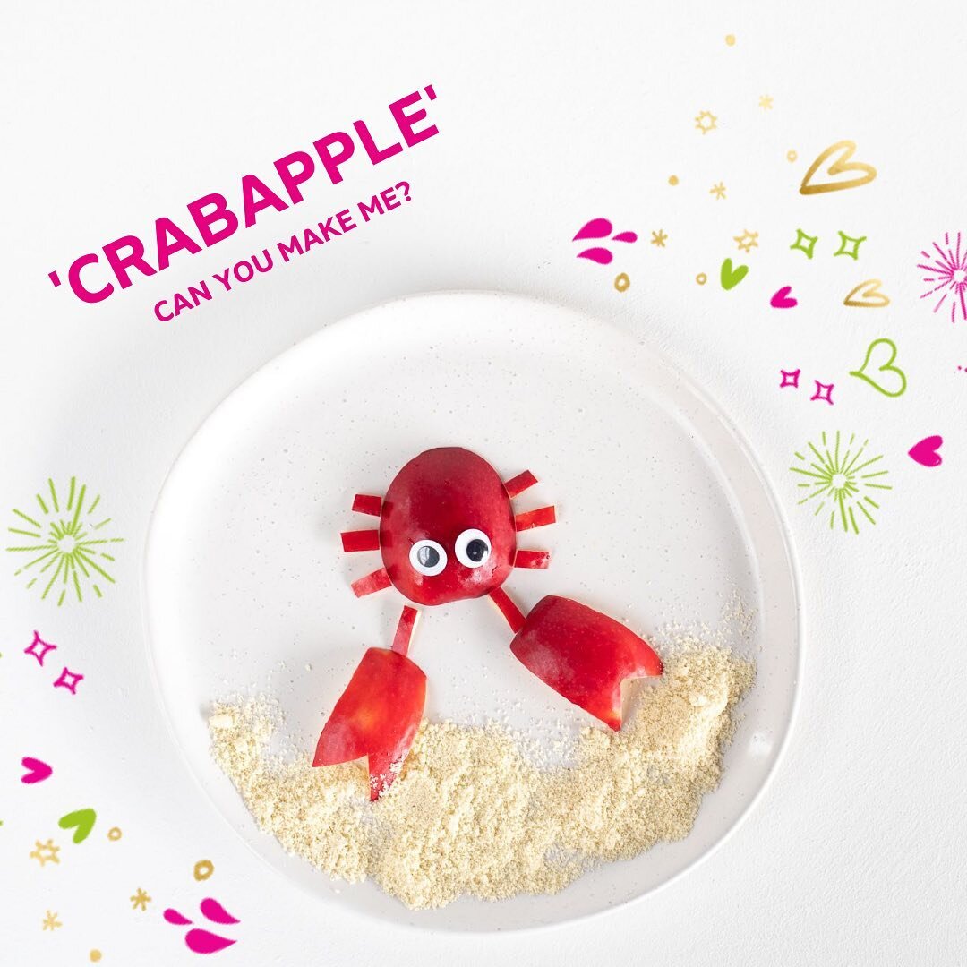 School holiday fun with PINK LADY&reg; apples!⁣
⁣
Looking for a fun, no stress activity for the kids these school holidays? Why not grab a few Pink Lady&reg; apples out of your fruit bowl and have a go at re-creating one of these apple-solutely cleve