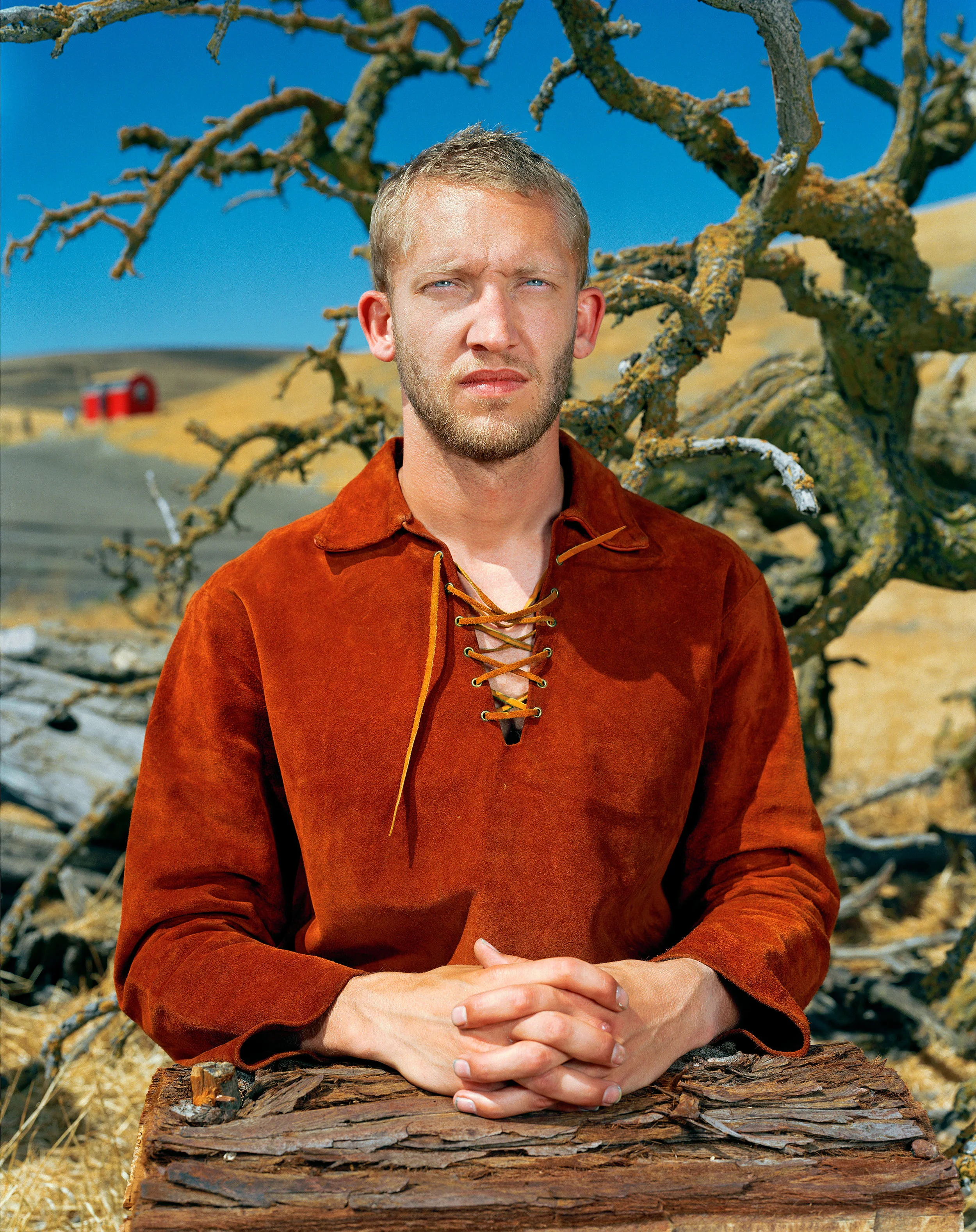 Mikkel Sønafenlillepigemedsvovlstikker, from the "Autobahnüberfal, the Danes" series. RGB 1998 ( Collezione dell’artista ) 51.43 x 61.59 cm. (20 1/4 x 24 1/4 inch.)