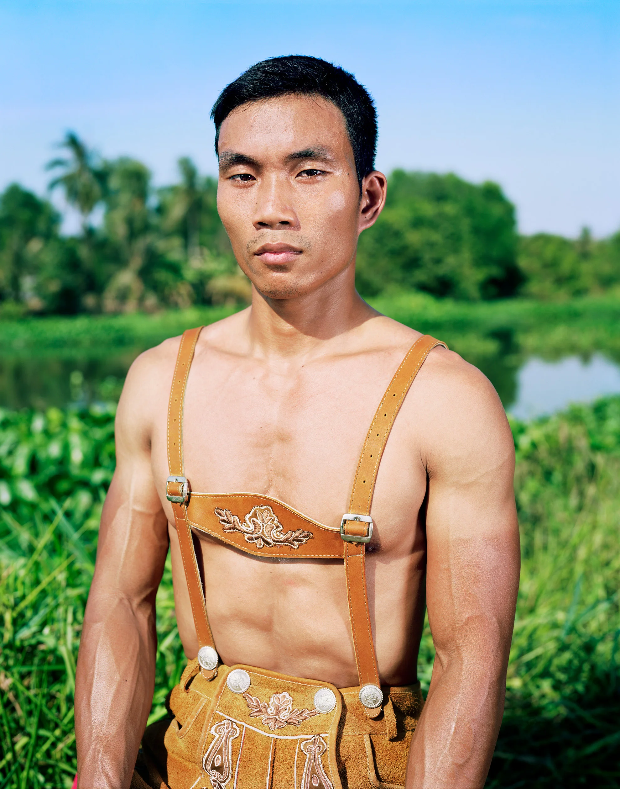Lap, from the "Chiến thắng" series. sRGB1966 ( Sammlung des Künstlers ) 127.63 x 153.03 cm.(50 1/4 x 60 1/4 inch.)