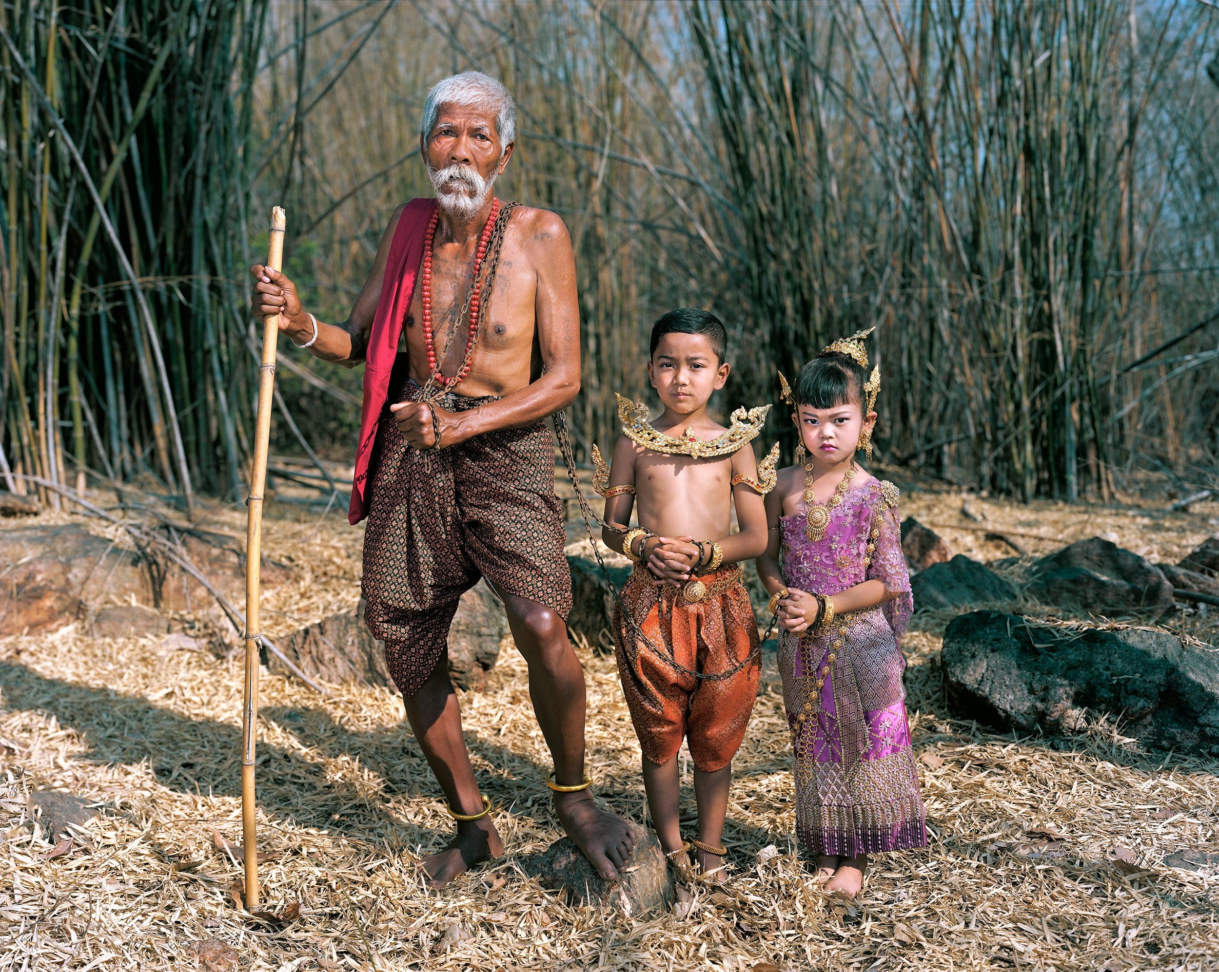 Brother Chuc, from the 'Lifestyle' series. sRGB1966 (Collection de l'artiste) 127.63 x 153.03 cm.(50 1/4 x 60 1/4 inch.)