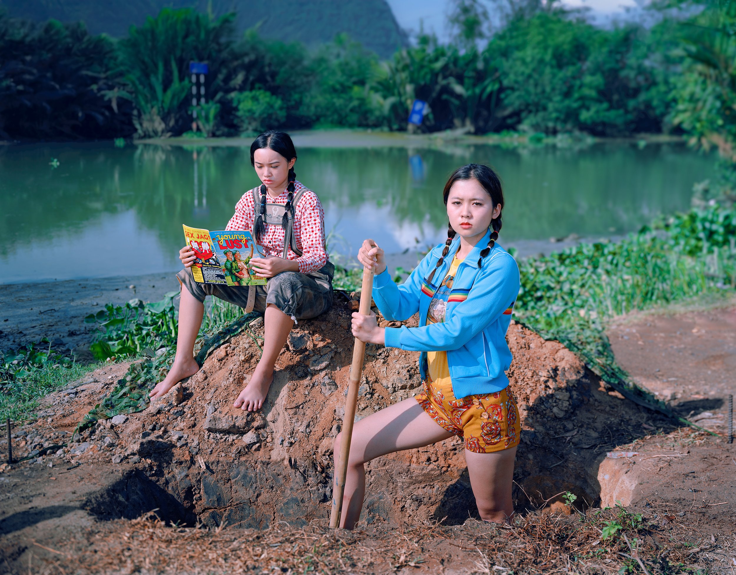 Phải Mất Hai, from the ”Güeyinda, Cold War Diaries II ” series.sRGB IEC611966 -2.1 (Collection of the Artist) 156.21 x 122.2 cm. (61 1/4 x 48 1/4 inch.)