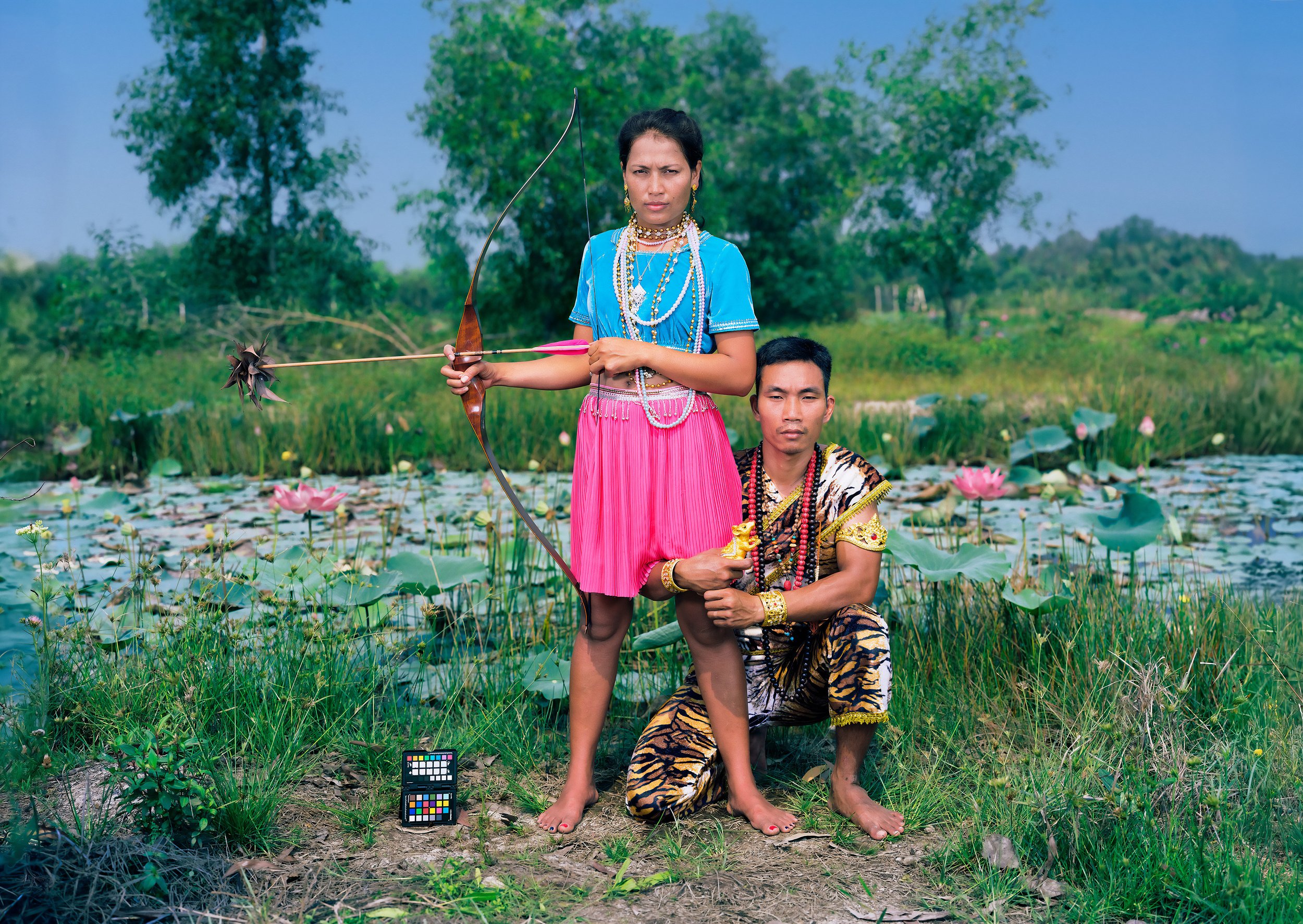 Amere Ayo, from the '{City of Virgins}' series. sRGB1966 (Collection de l'artiste) 127.63 x 153.03 cm.(50 1/4 x 60 1/4 inch.)