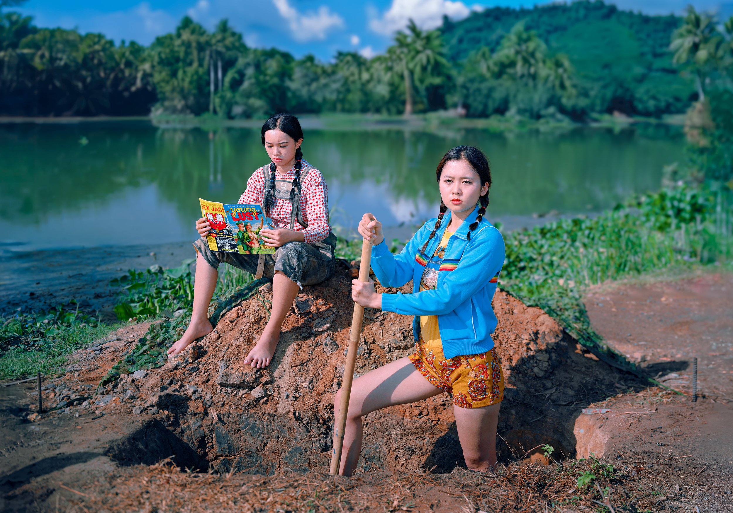 Phải Mất Hai, from the ”Güeyinda, Cold War Diaries ” series.sRGB IEC611966 -2.1 (Collection of the Artist) 171.35cm x 122.2 cm. (67 1/4” x 48 inch.)