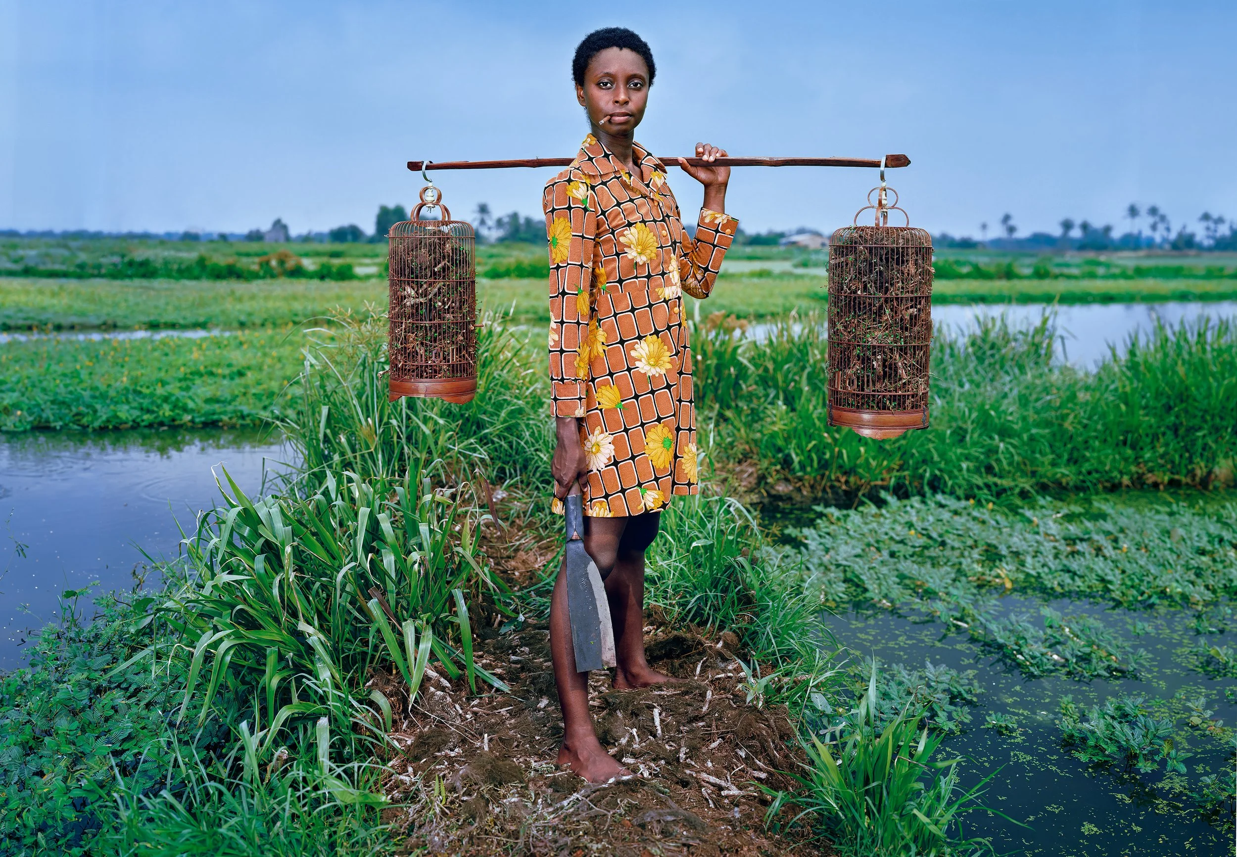 Vườn chuối, from the Chiến thắng' Bato series.sRGB1966 (Collection de l'artiste)147.63 x 173.03 cm.(50 1/4 x 60 1/4 inch.)