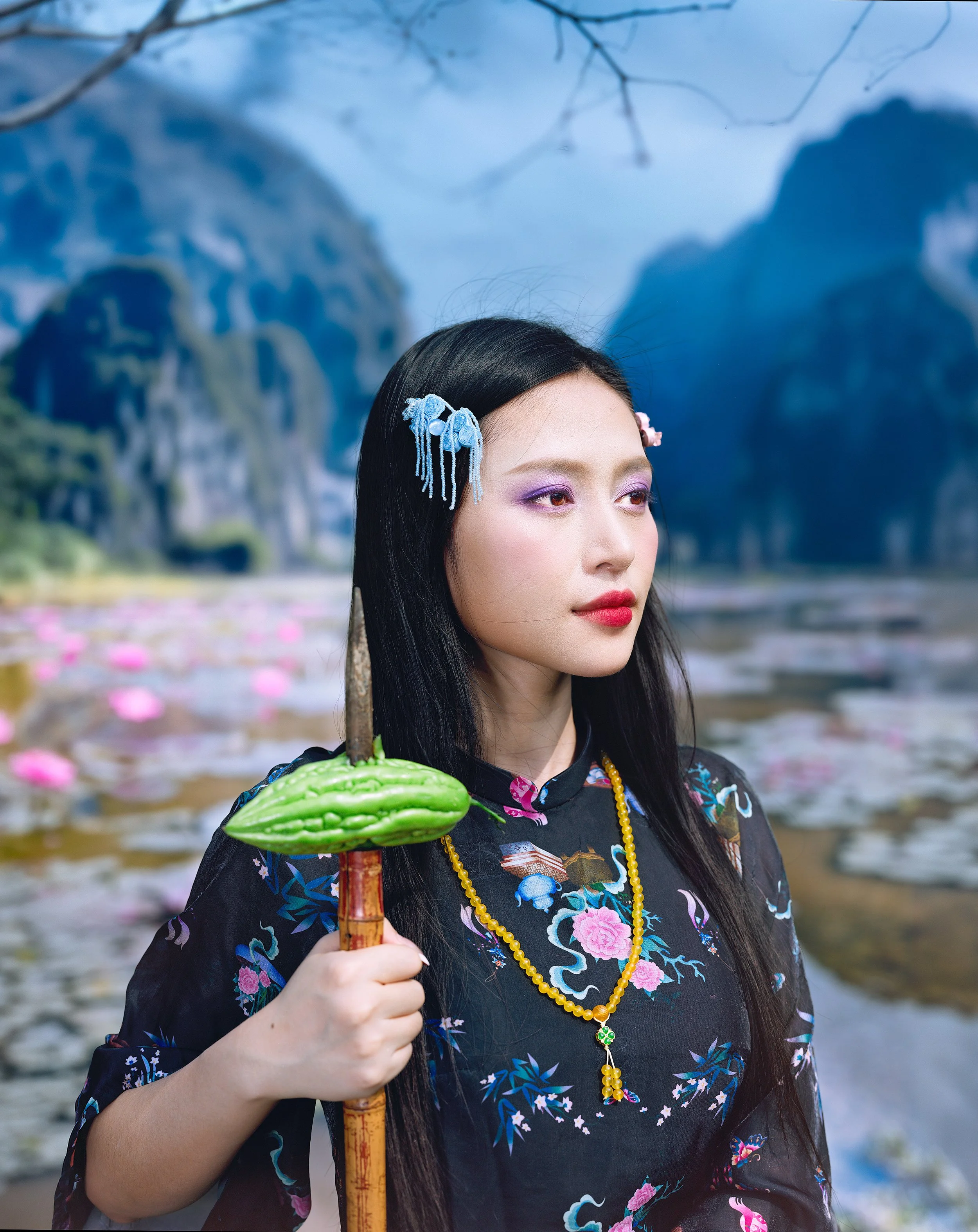 Sis{♪-Linh},  from the '{Mướp Dắng}' series. sRGB1966 (Collection de l'artiste) 101.6 x 127 cm.(40 x 50 inch.)