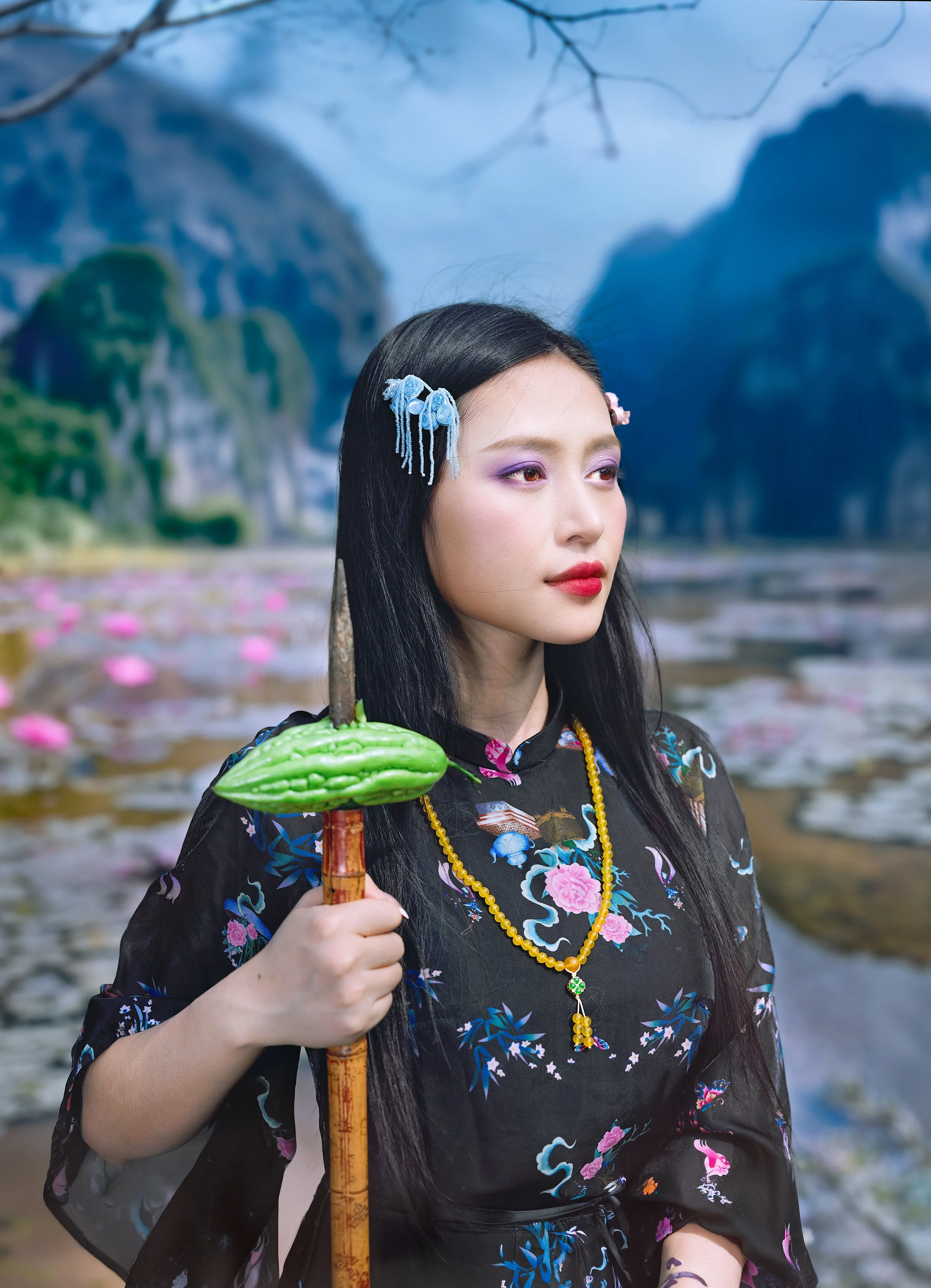 Sis{♪-Linh},  from the '{Mướp Dắng}' series. sRGB1966 (Collection de l'artiste) 101.6 x 127 cm.(40 x 50 inch.)