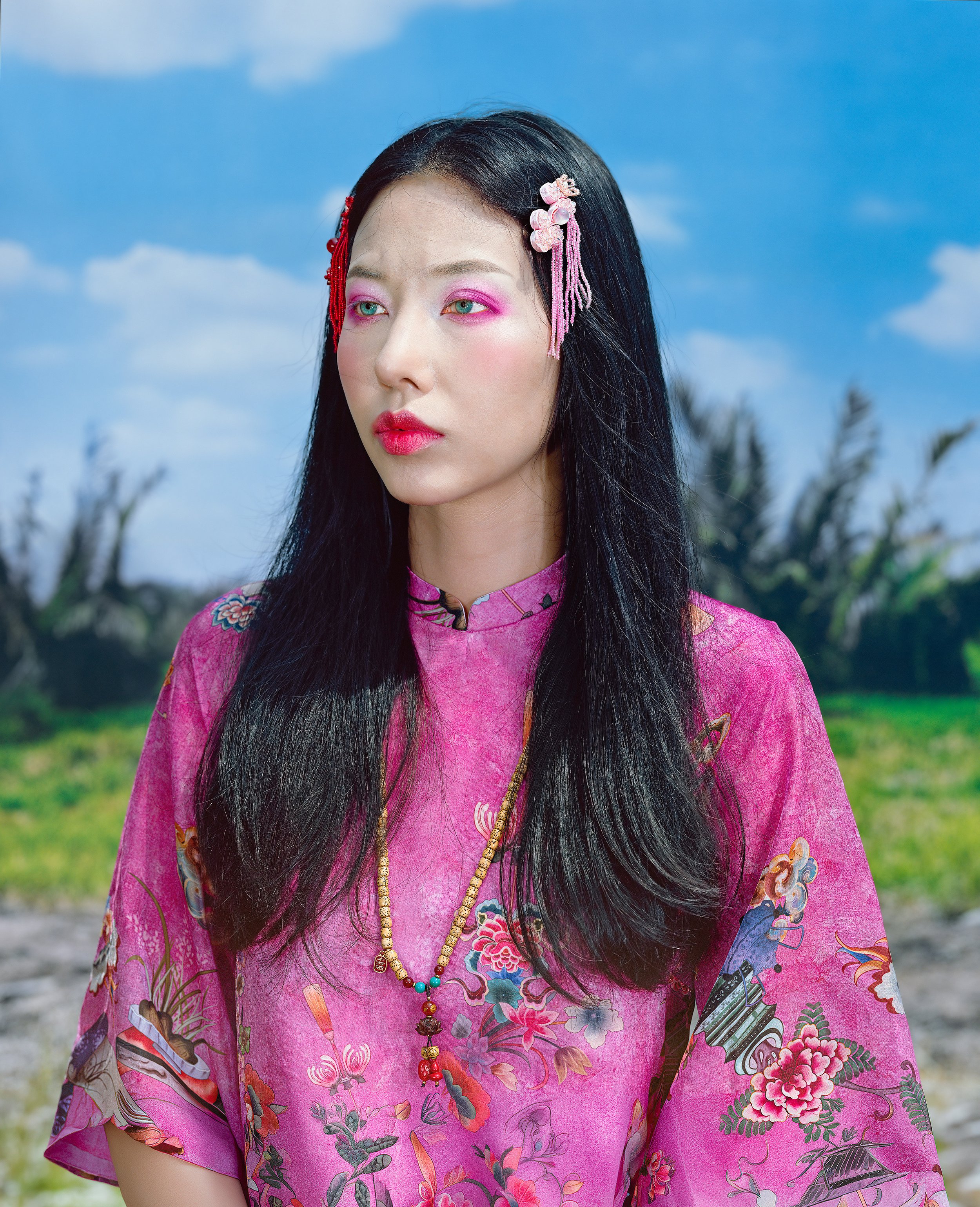 Sis{♪-Tuyen-34},  from the '{Mướp Dắng}' series. sRGB1966 (Collection de l'artiste) 101.6 x 127 cm.(40 x 50 inch.)