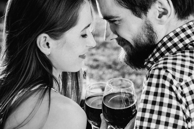 Engagement-BW-Man-Woman-Wine.jpeg