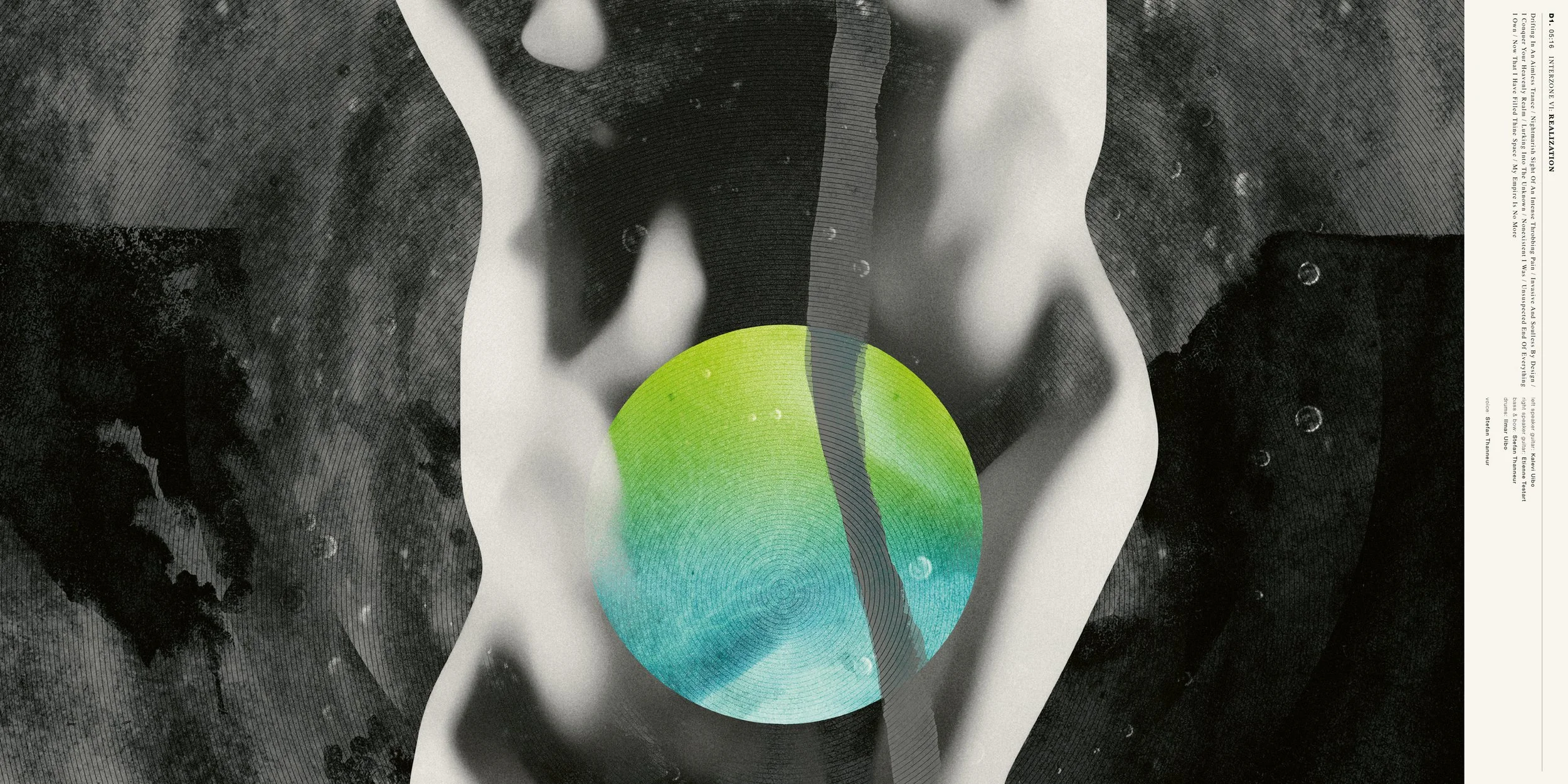  CHAOS ECHŒS Transient  Nuclear War Now Productions 2015  12inch Album Booklet Spread  