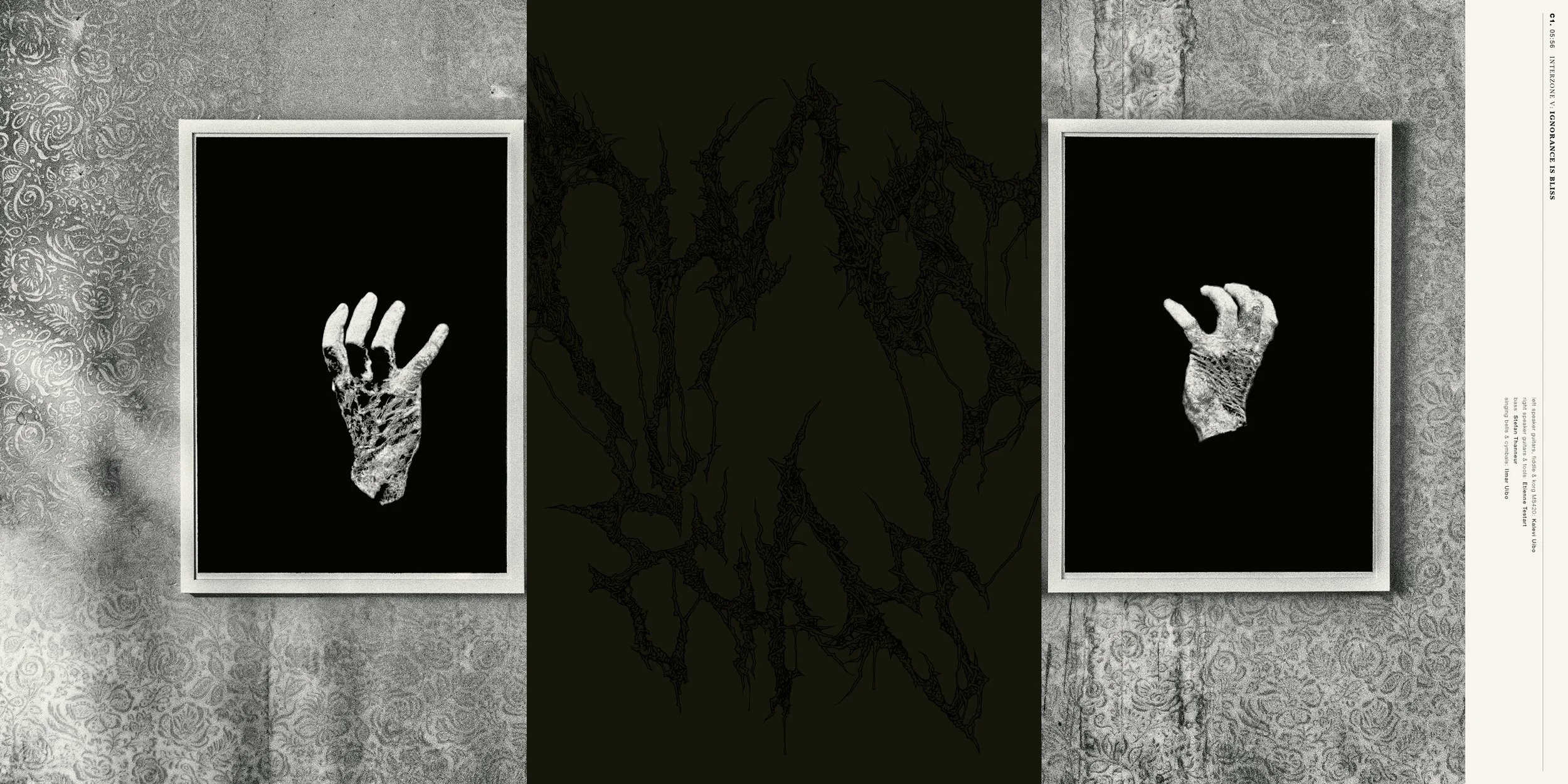  CHAOS ECHŒS Transient  Nuclear War Now Productions 2015  12inch Album Booklet Spread  