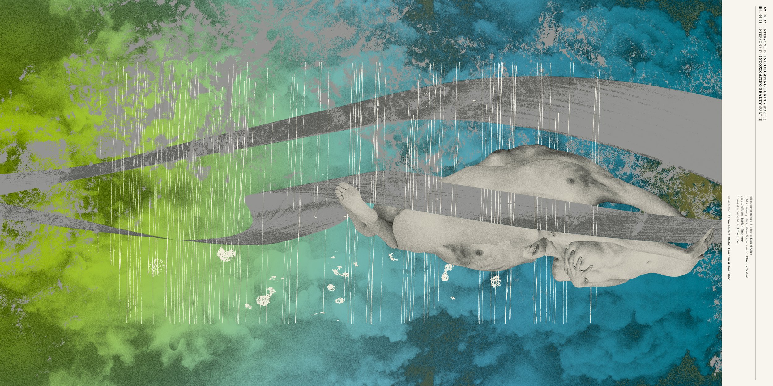  CHAOS ECHŒS Transient  Nuclear War Now Productions 2015  12inch Album Booklet Spread  