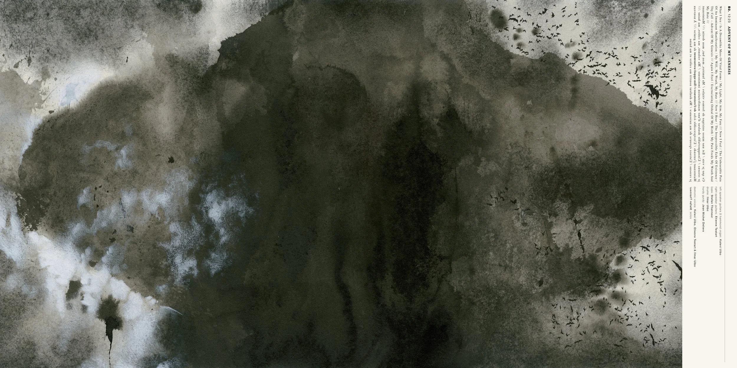  CHAOS ECHŒS Transient  Nuclear War Now Productions 2015  12inch Album Booklet Spread  