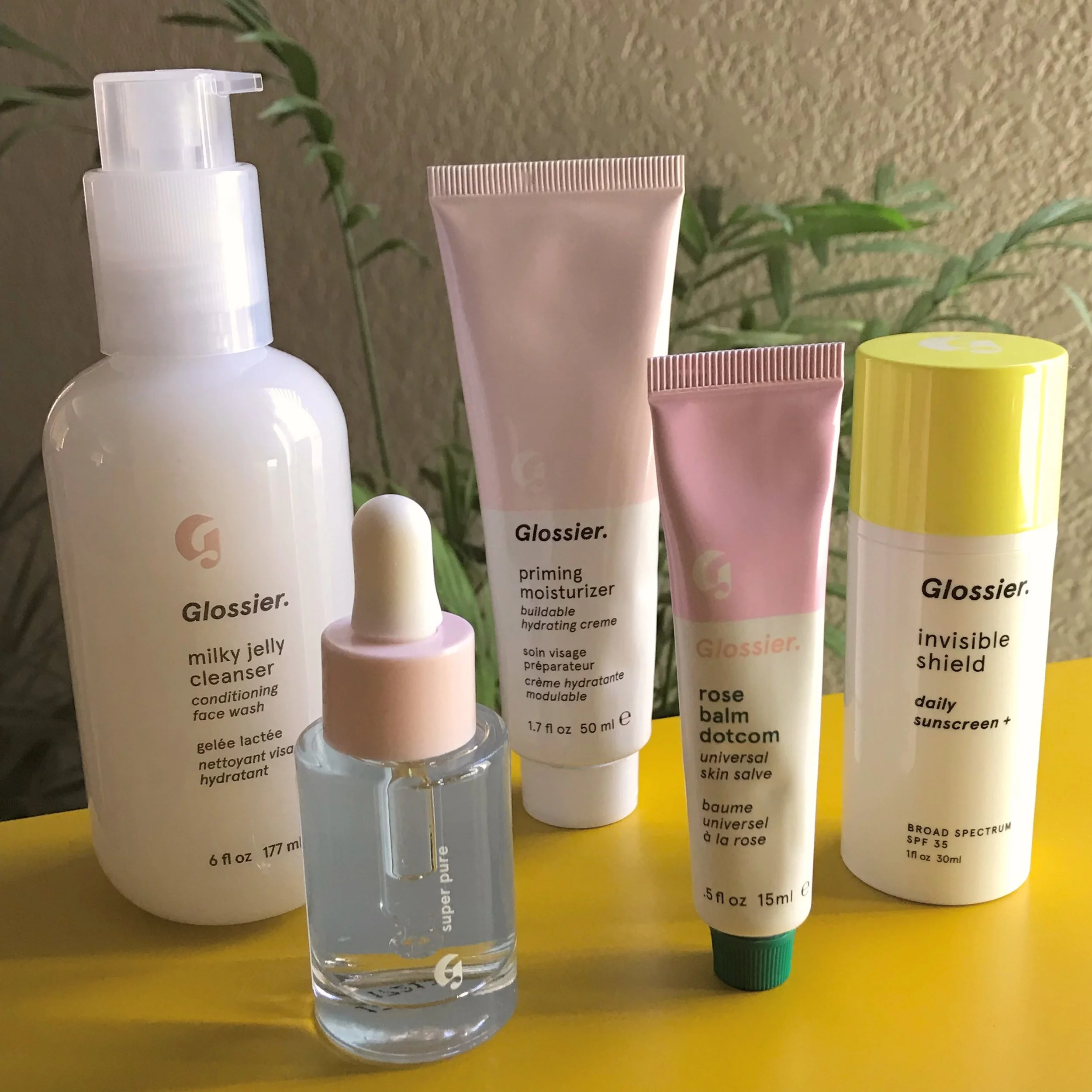 glossier the skincare set