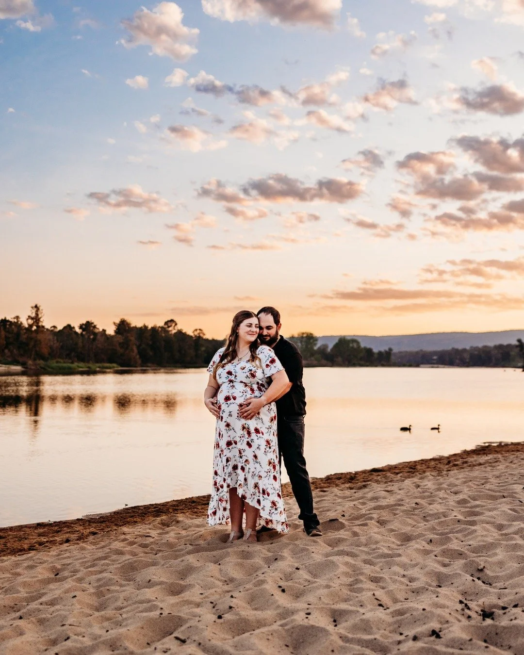 Kalinda &amp; Anthony ✨

Sharing another favourite from the backlog&mdash;this beautiful maternity session by the water was photographed in 2023. Soft sunset light, calm ripples, and two soon-to-be parents filled with love and anticipation. 💛

Head 