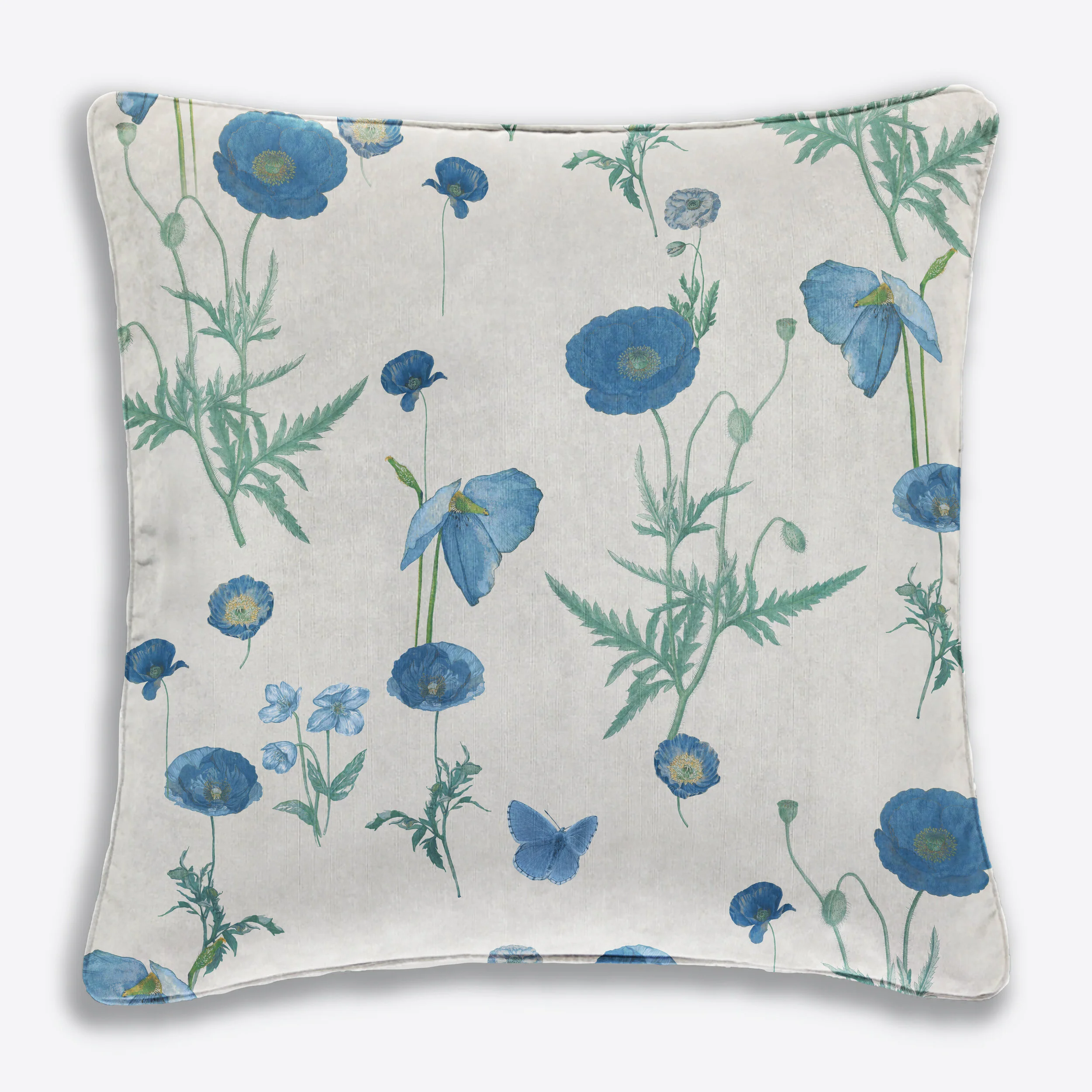 Blue Poppies Cushions
