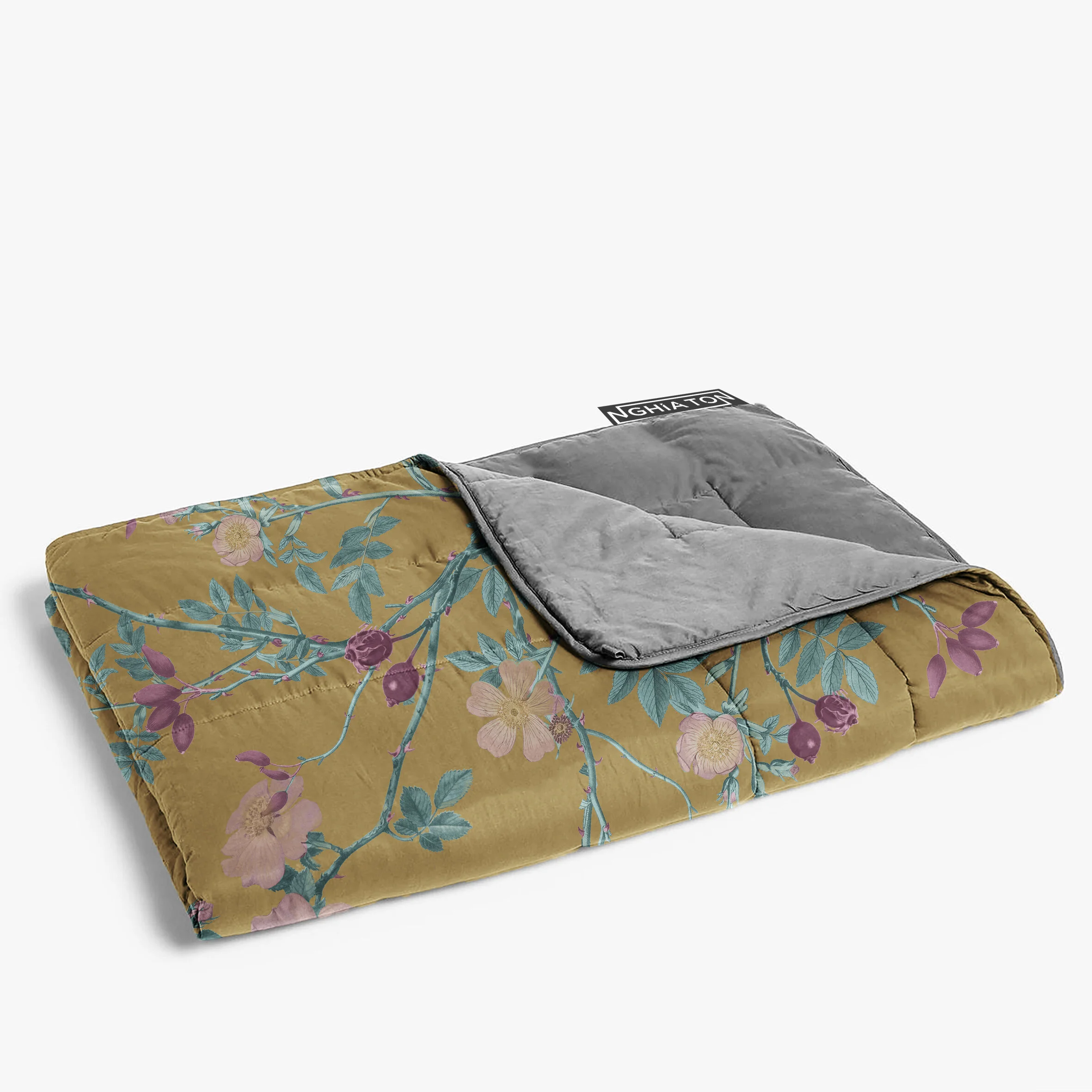 Wild Rose Quilted Blanket