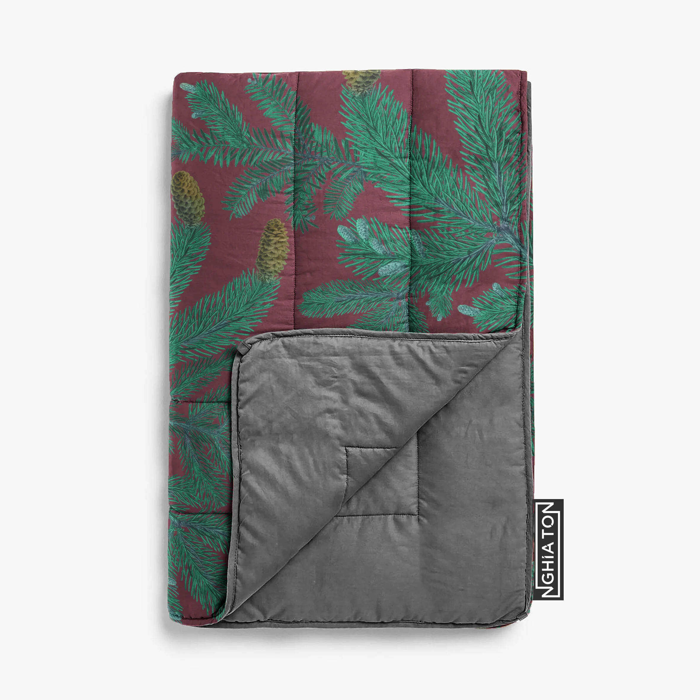 Balsam Fir Quilted Blanket