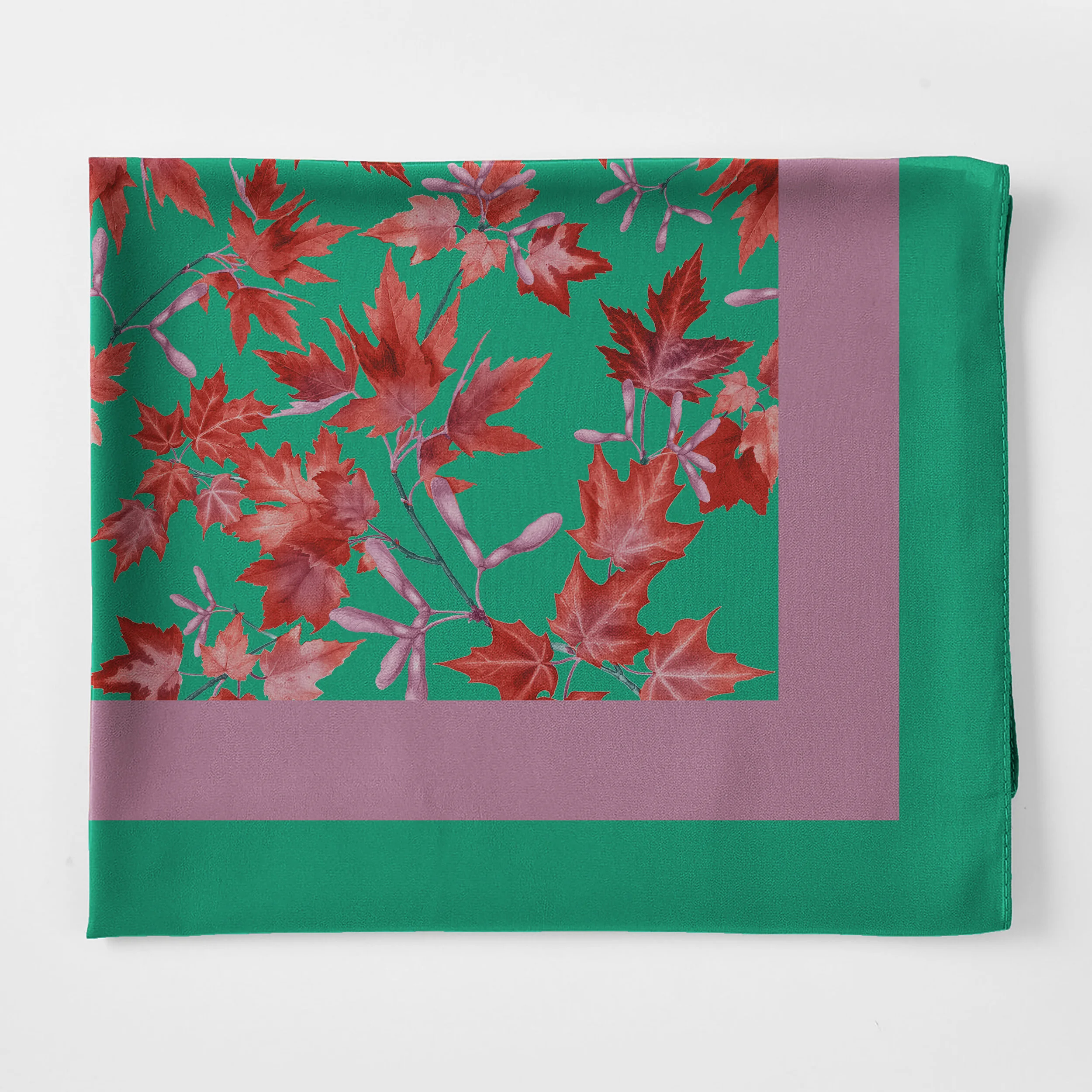 Crimson Maple Scarf