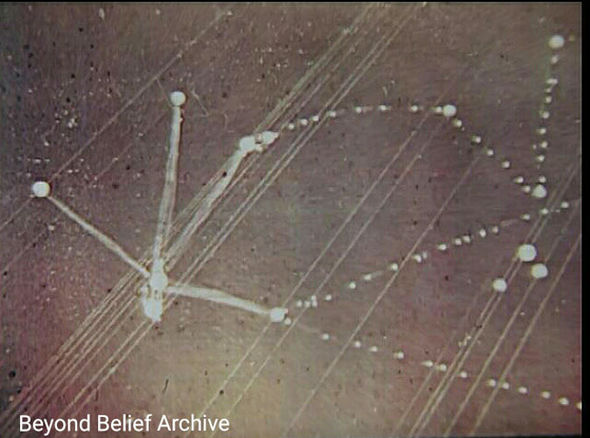 Betty's alleged "star map"