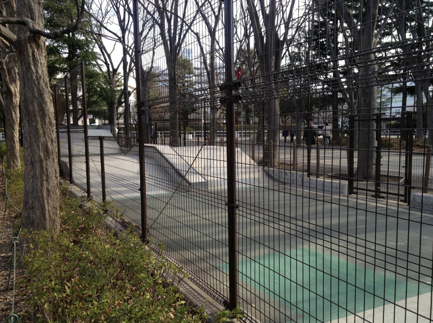 The skate park
